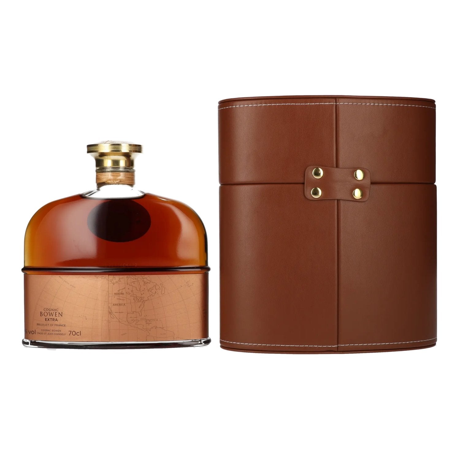 Cognac Bowen Extra 40% Vol. 0,7l in Geschenkbox in Lederoptik