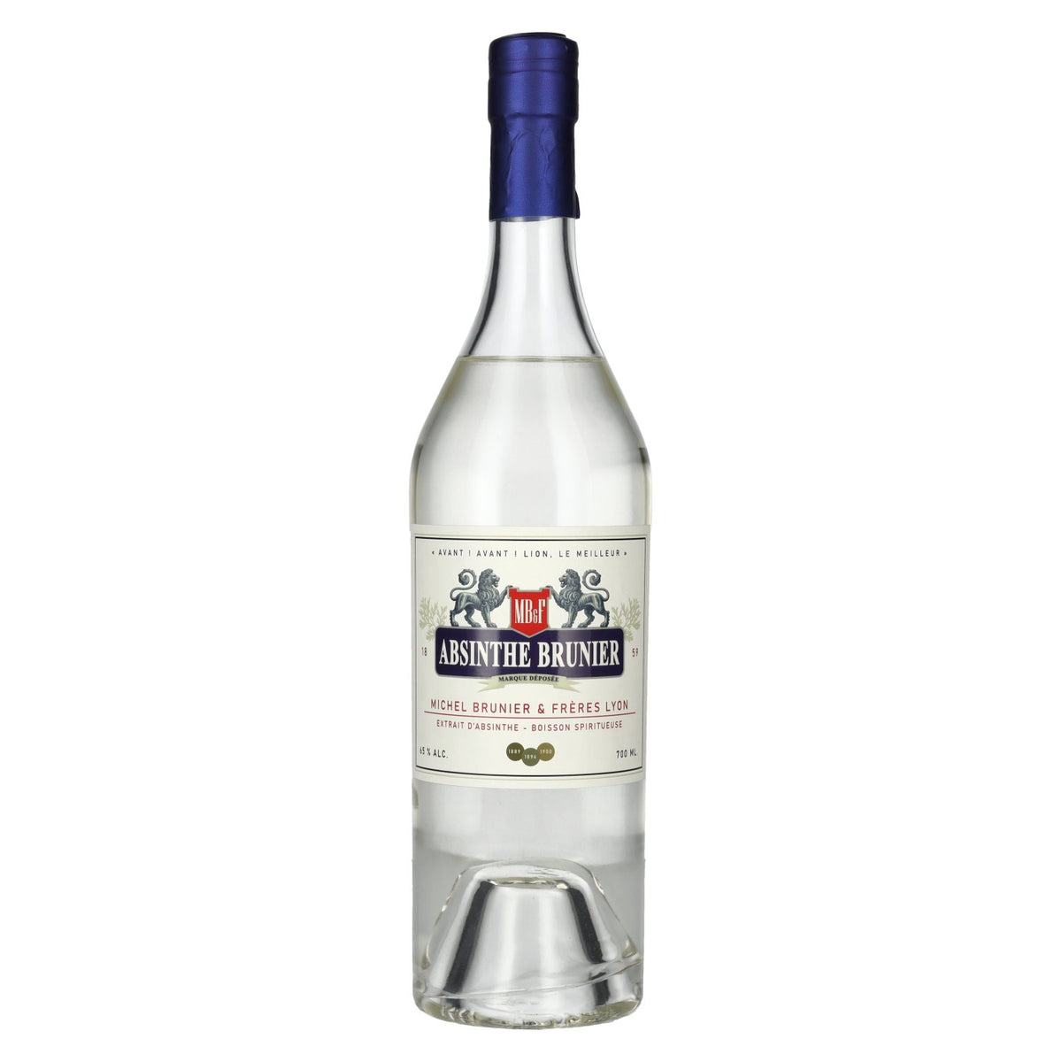 ABSINTHE BRUNIER Michel Brunier &amp; Frères Lyon 65% vol. 0.7 l