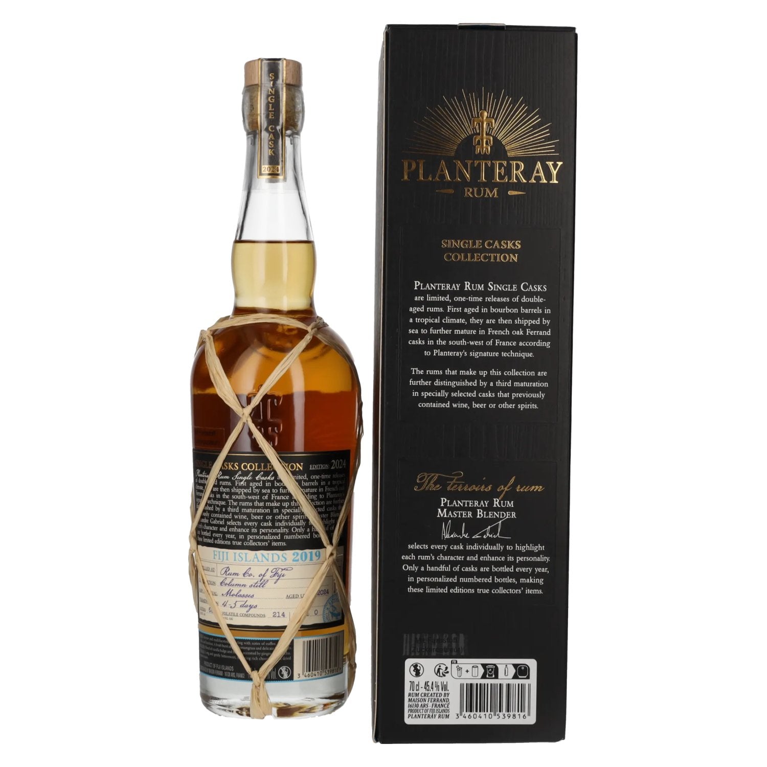 Planteray Rum FIJI 2019 Coffe Liqueur Cask Finish 45,4% Vol. 0,7l in Geschenkbox