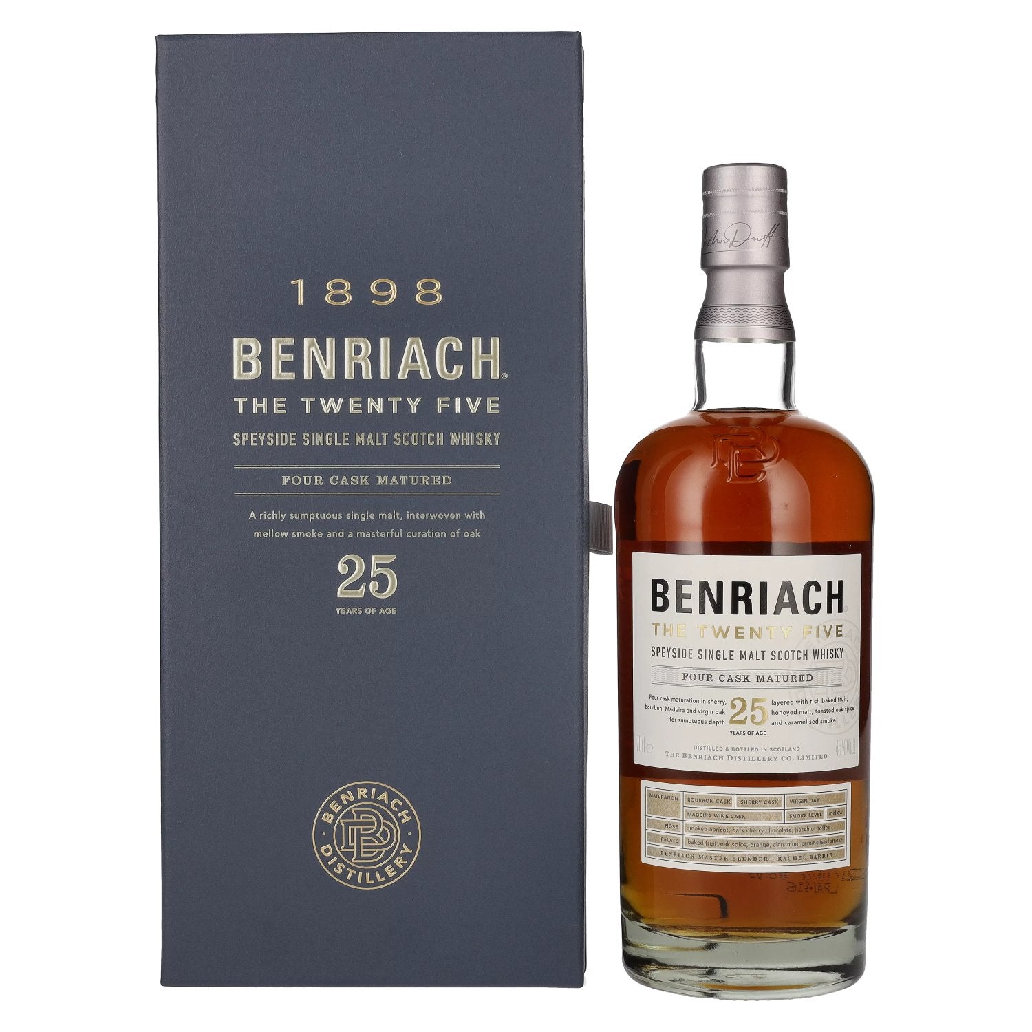 Benriach THE TWENTY FIVE Single Malt Four Cask Matured 46% Vol. 0.7l in gift box