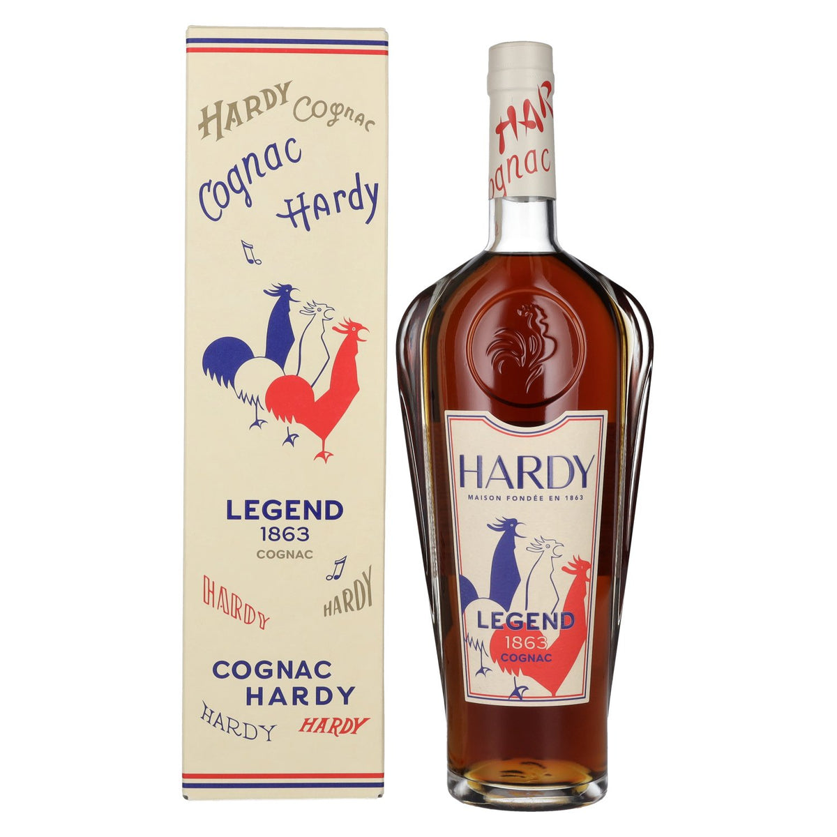Hardy Cognac LEGEND 1863 40% Vol. 0.7l in gift box