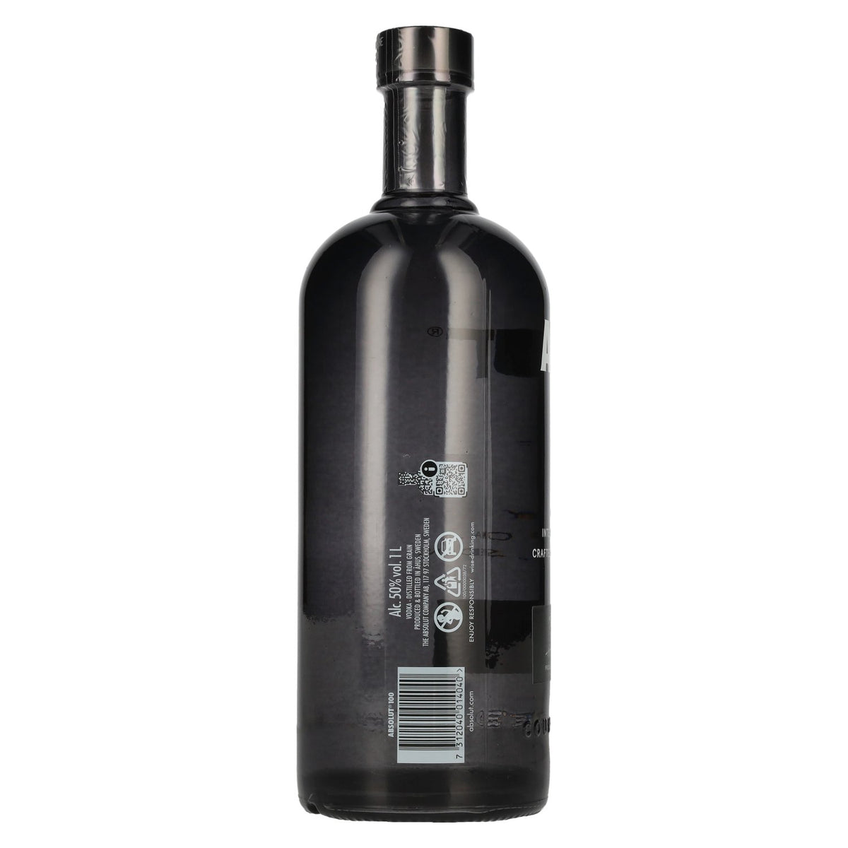 Absolut Vodka 100, 50% ABV, 1 litre