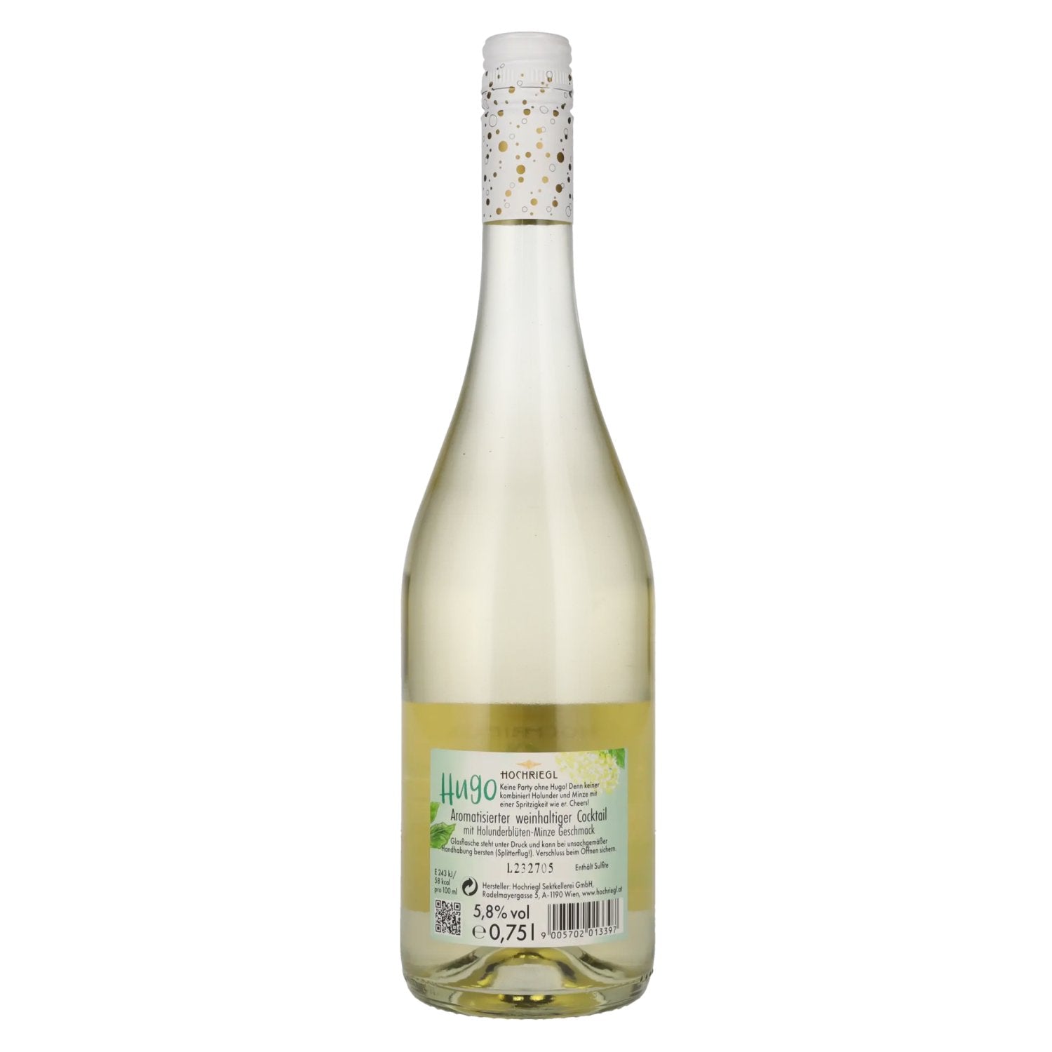 Hochriegl Hugo Wine-Spritz Elderflower Mint 5.8% Vol. 0.75l