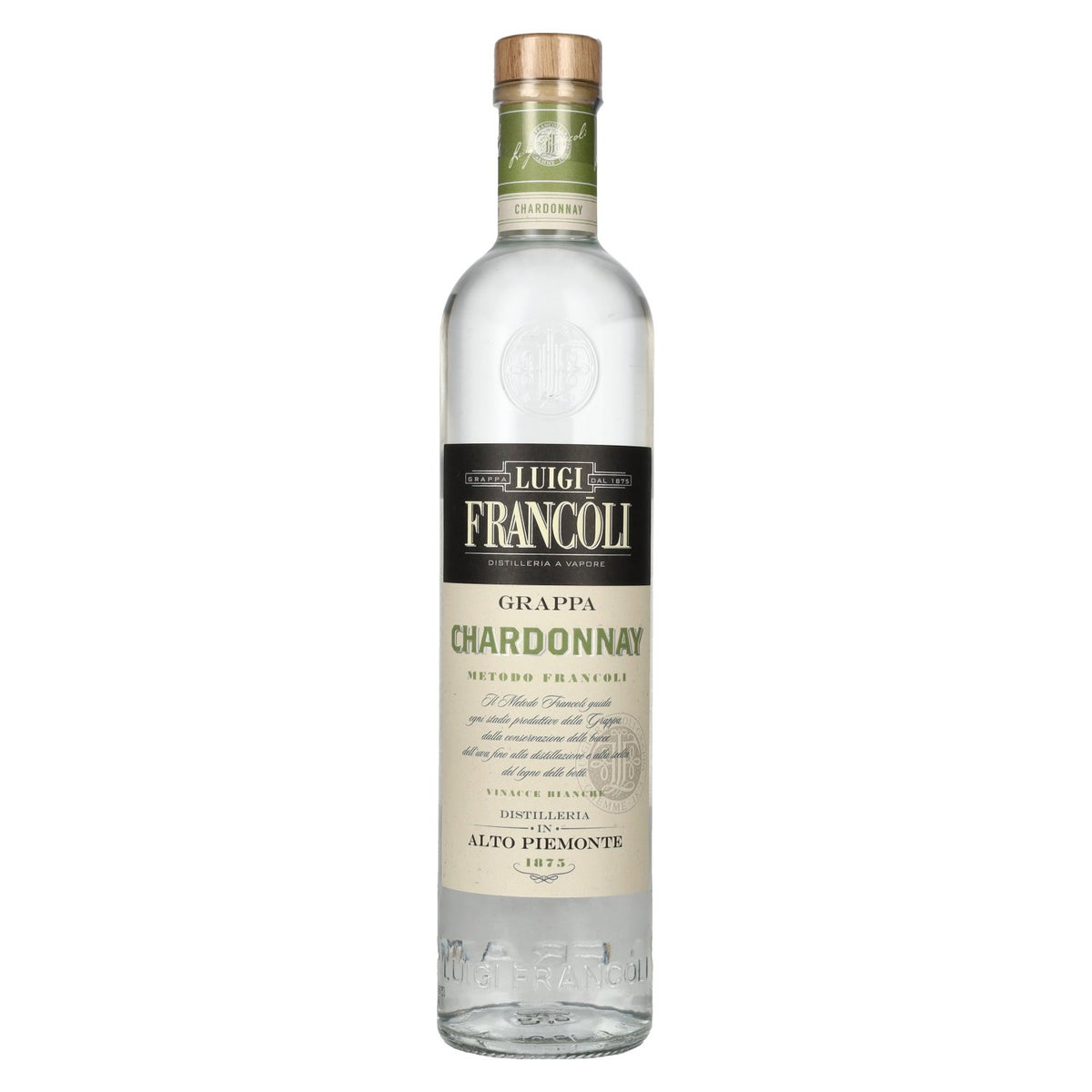 Luigi Francoli Grappa Chardonnay 41.5% Vol. 0.7l