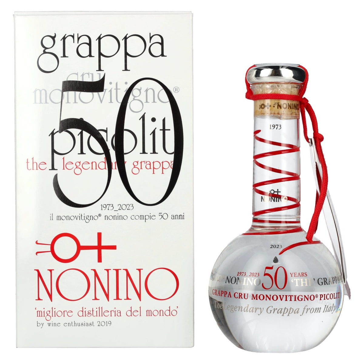 Nonino Grappa The Legendary Cru Monovitigno Picolit 50% Vol. 0.5l in gift box