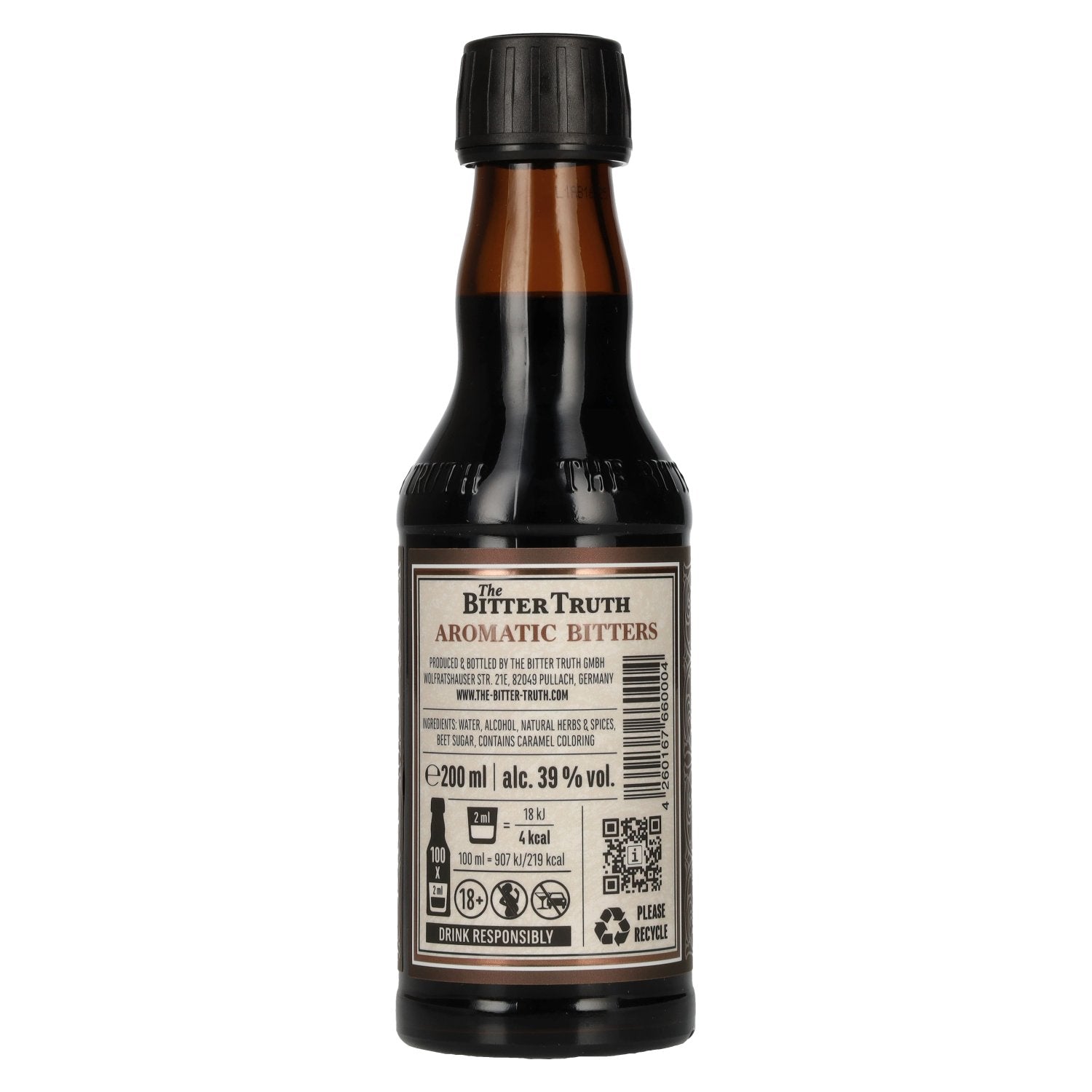 The Bitter Truth Old Time Aromatic Bitters 39% Vol. 0.2l