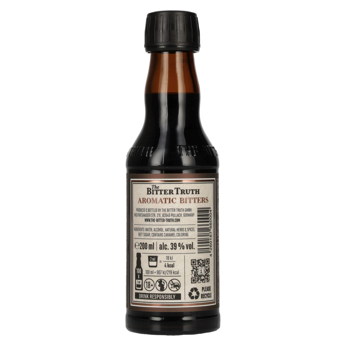 The Bitter Truth Old Time Aromatic Bitters 39% ABV 0.2l