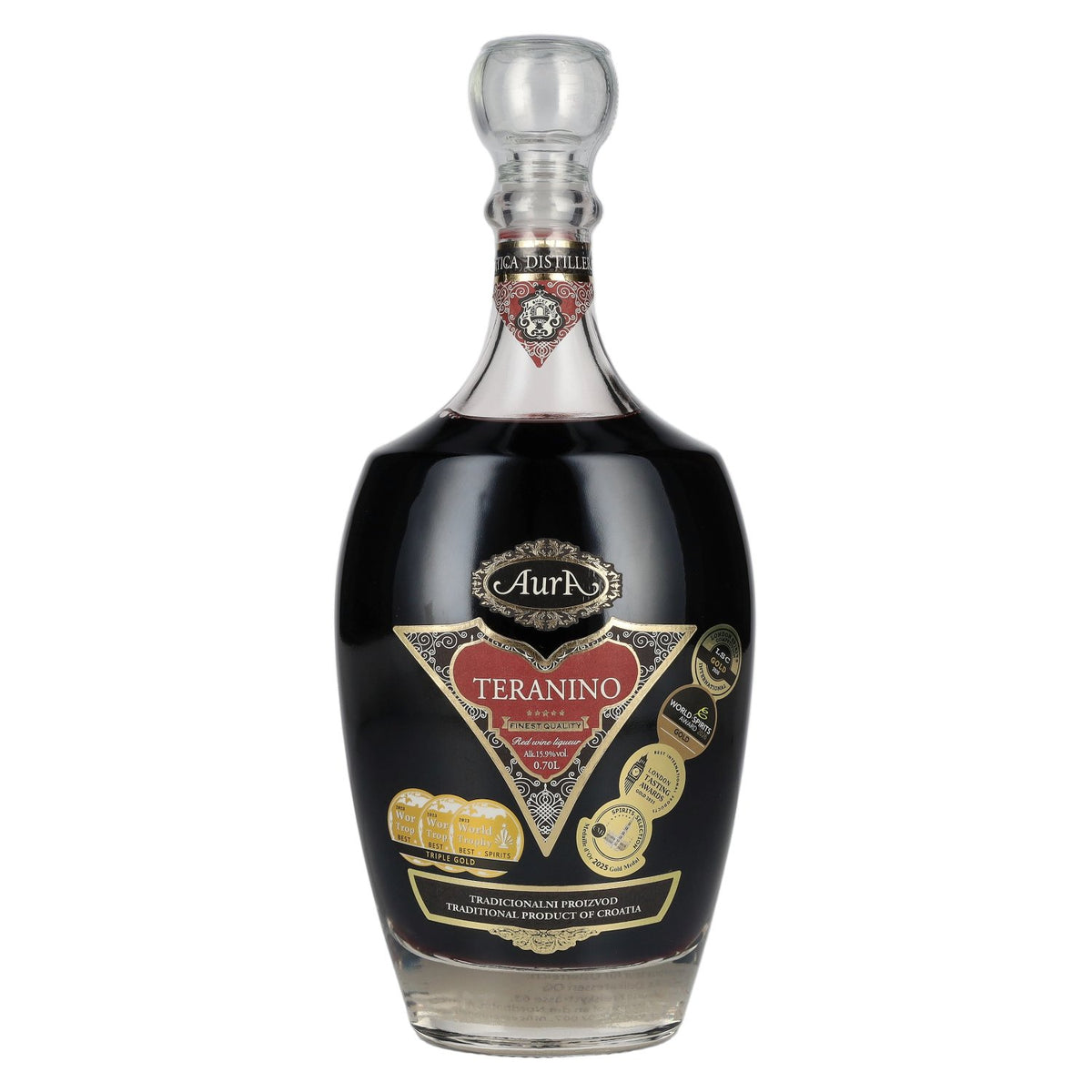 Aura Teranino Red Wine Liqueur 15.9% ABV 0.7l