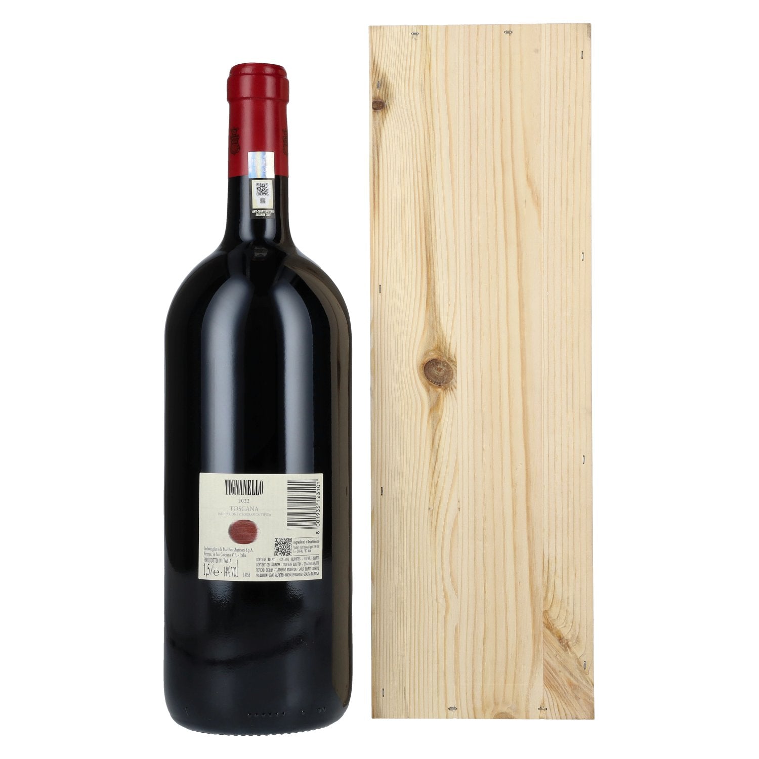 Marchesi Antinori Tignanello IGT 2022 14% Vol. 1,5l in Holzkiste