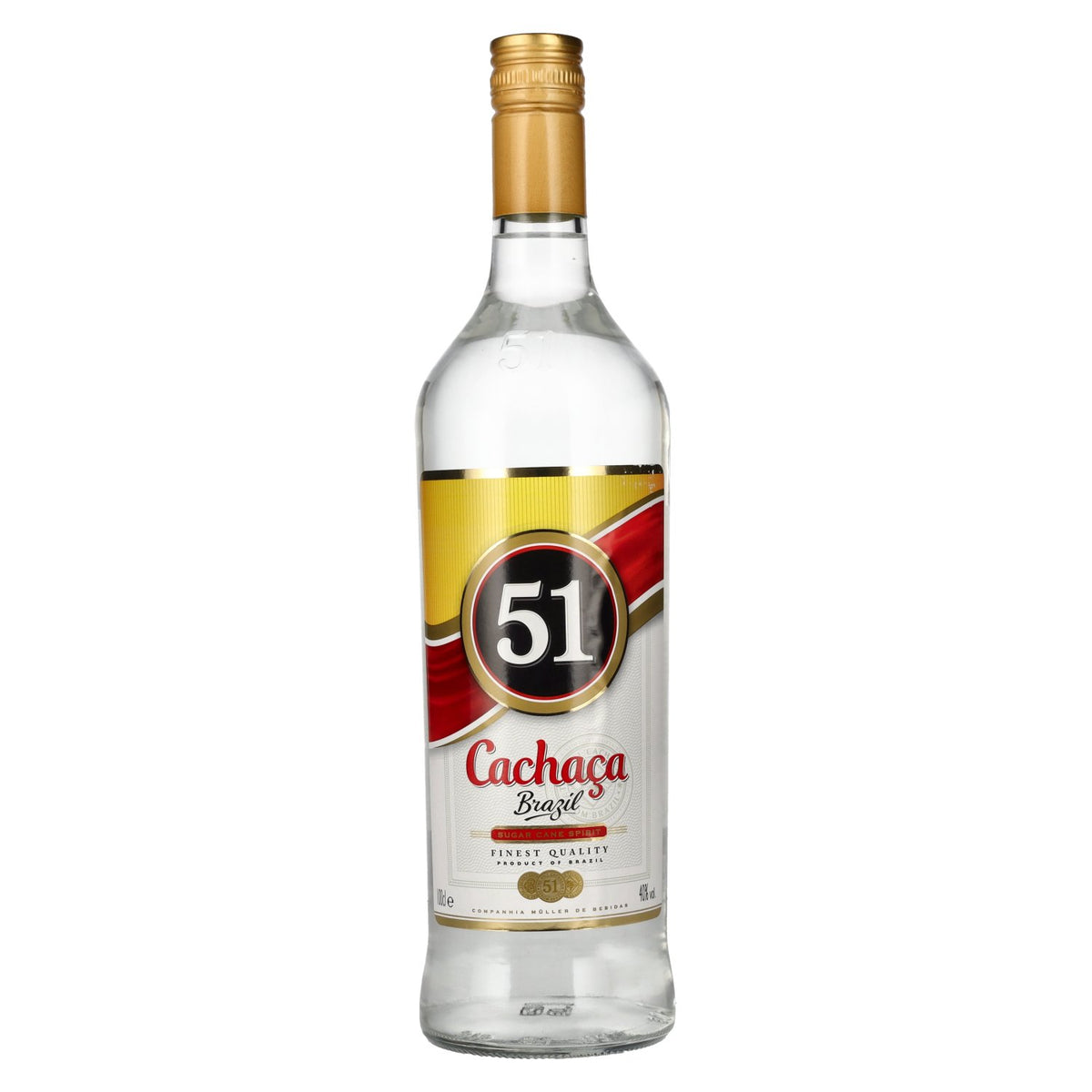 Cachaça 51 Brazil Sugar Cane Spirit 40% ABV 1 litre