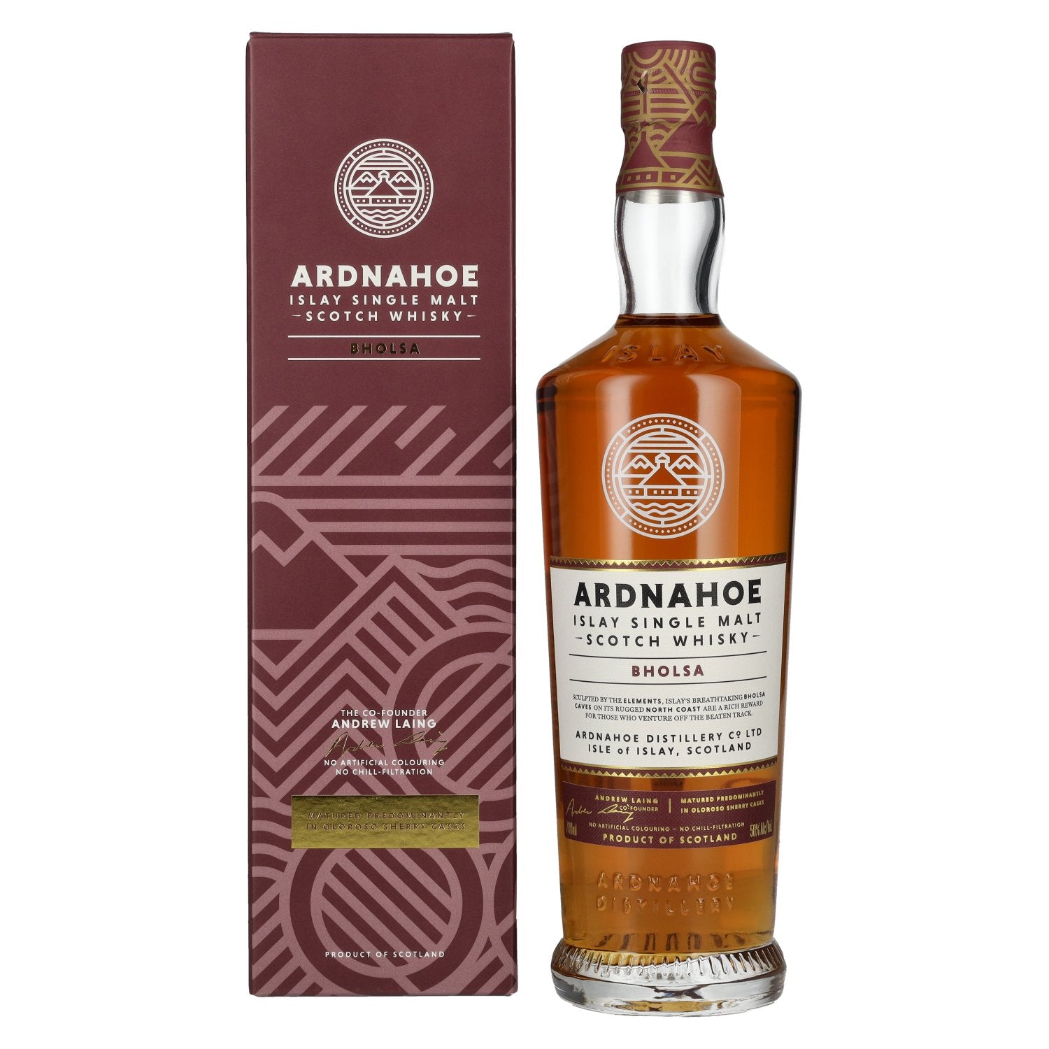 Ardnahoe BHOLSA Islay Single Malt Whisky 50% Vol. 0.7l in gift box