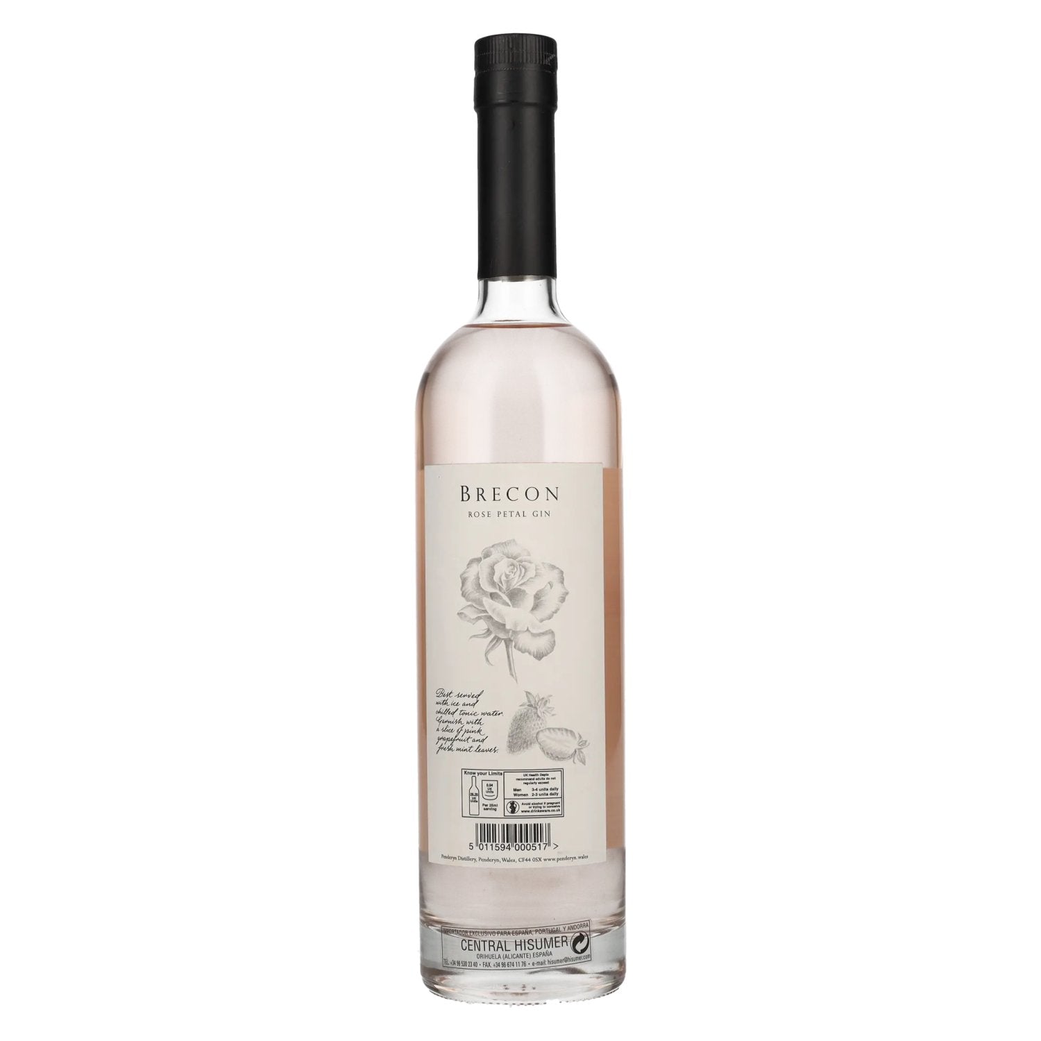 Brecon ROSE PETAL Gin 37.5% Vol. 0.7l
