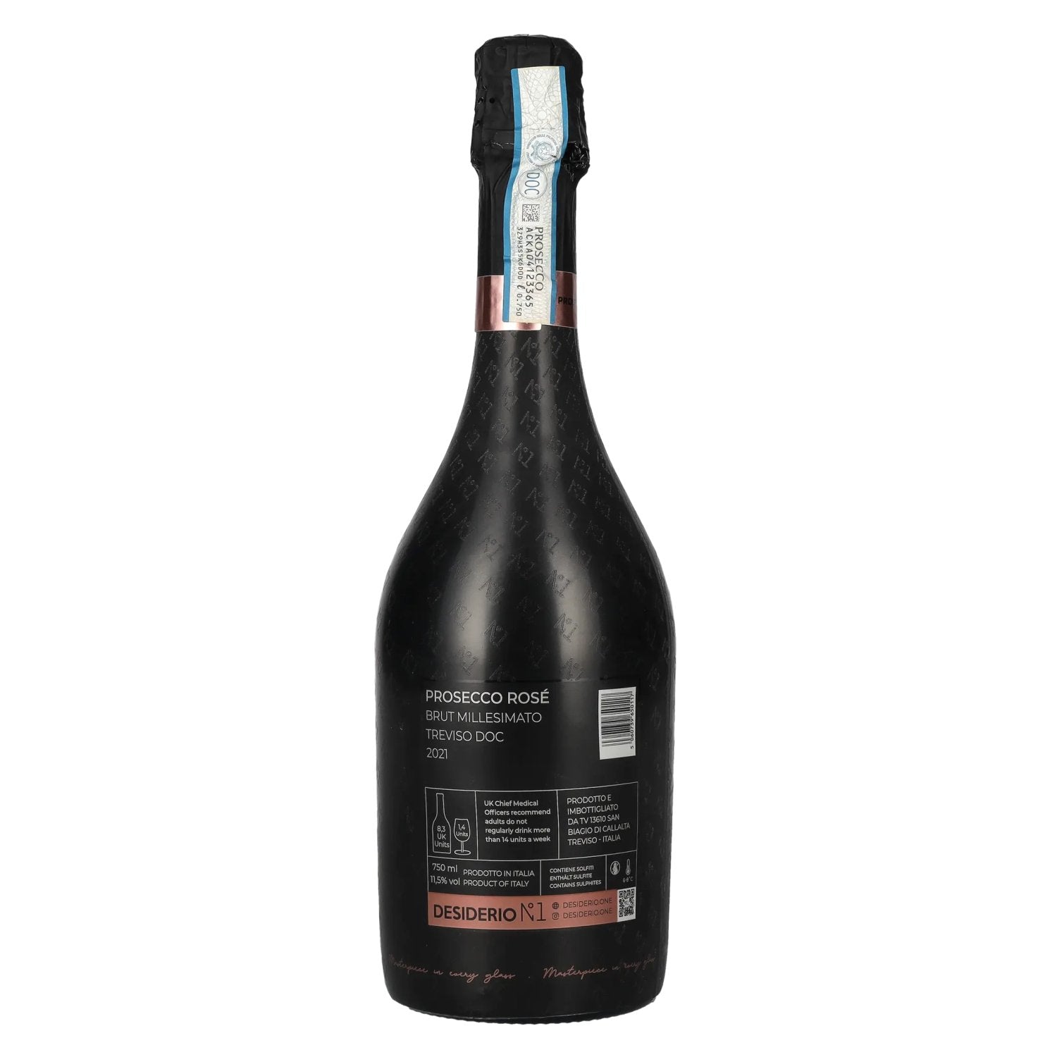 Desiderio N°1 Prosecco Rosé Brut Millesimato Treviso DOC 2021 11.5% Vol. 0.75l