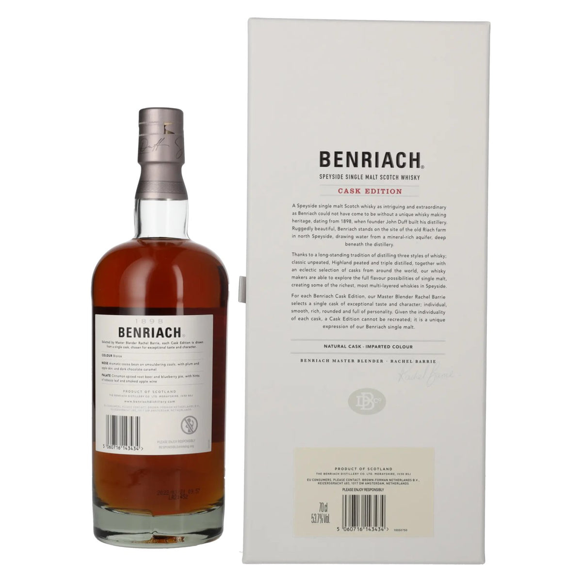 Benriach 27 Years Old CASK EDITION Pedro Ximénez Vintage 1994 53.7% Vol. 0.7l in gift box