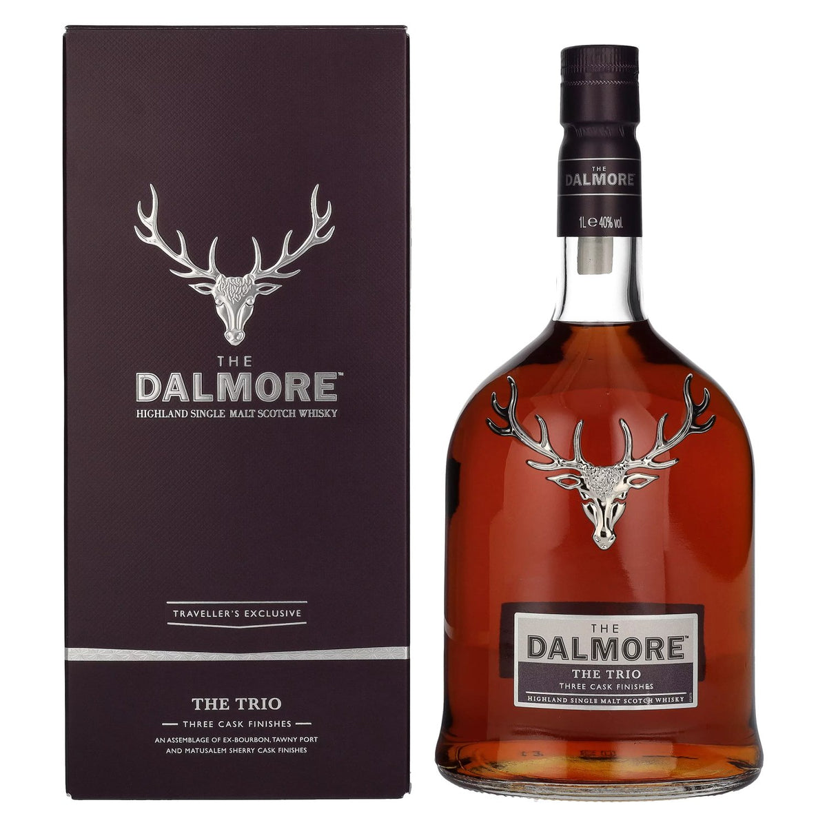 The Dalmore THE TRIO Highland Single Malt Scotch Whisky 40% Vol. 1l in gift box