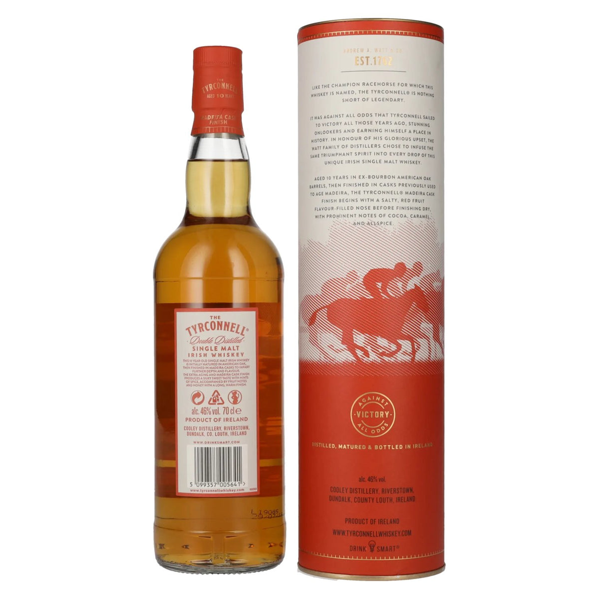 The Tyrconnell 10 Years Old Madeira Cask 46% Vol. 0.7l in gift box
