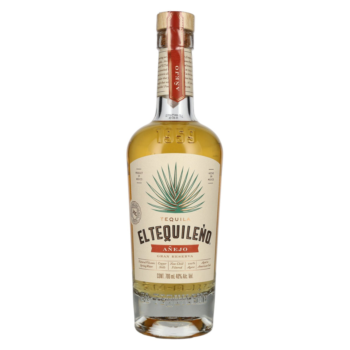 El Tequileño 1959 Añejo 100% Agave 40% ABV 0.7l