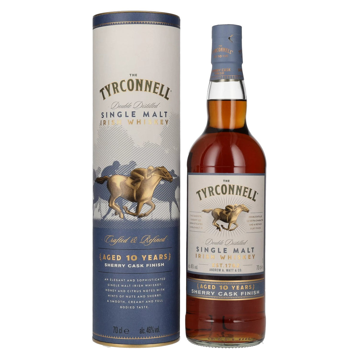 The Tyrconnell 10 Years Old Sherry Cask 46% Vol. 0.7l in Gift Box