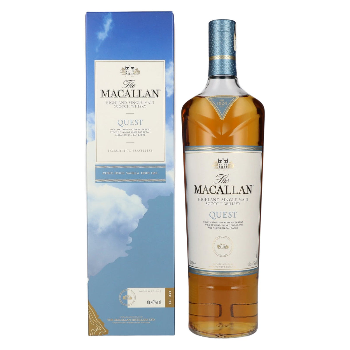 The Macallan QUEST Highland Single Malt 40% Vol. 1l in gift box
