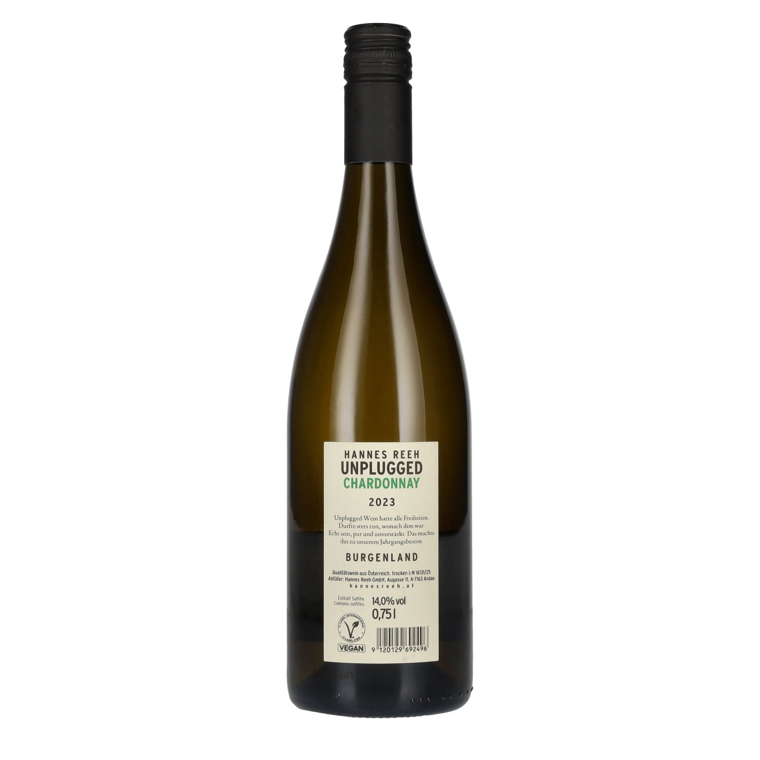 Hannes Reeh Chardonnay Unplugged 2023 14% Vol. 0.75l