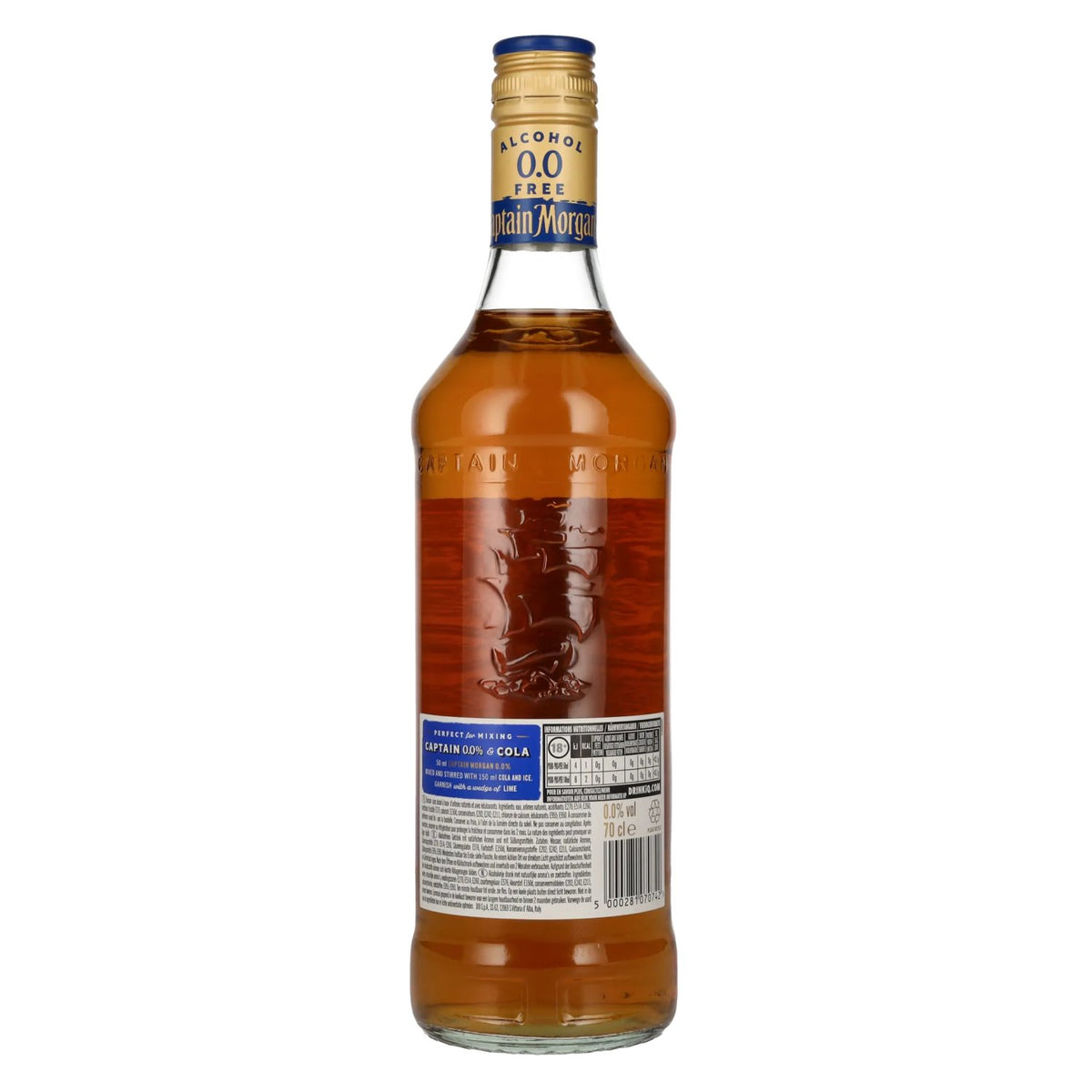 Captain Morgan Original Spiced Gold, alcohol-free, 0.0, 0.7 l