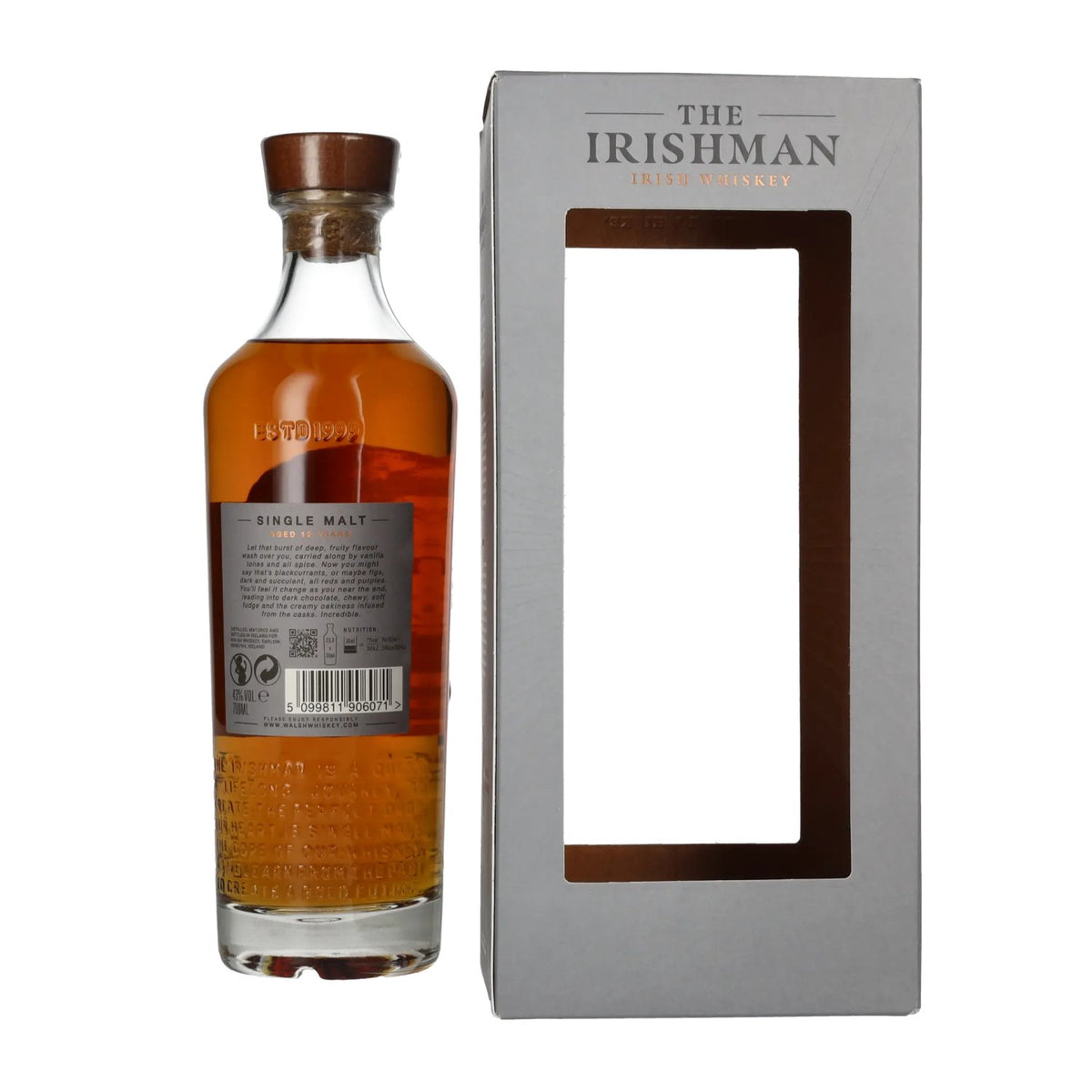 The Irishman 12 Years Old Single Malt Irish Whiskey 43% Vol. 0,7l in Geschenkbox