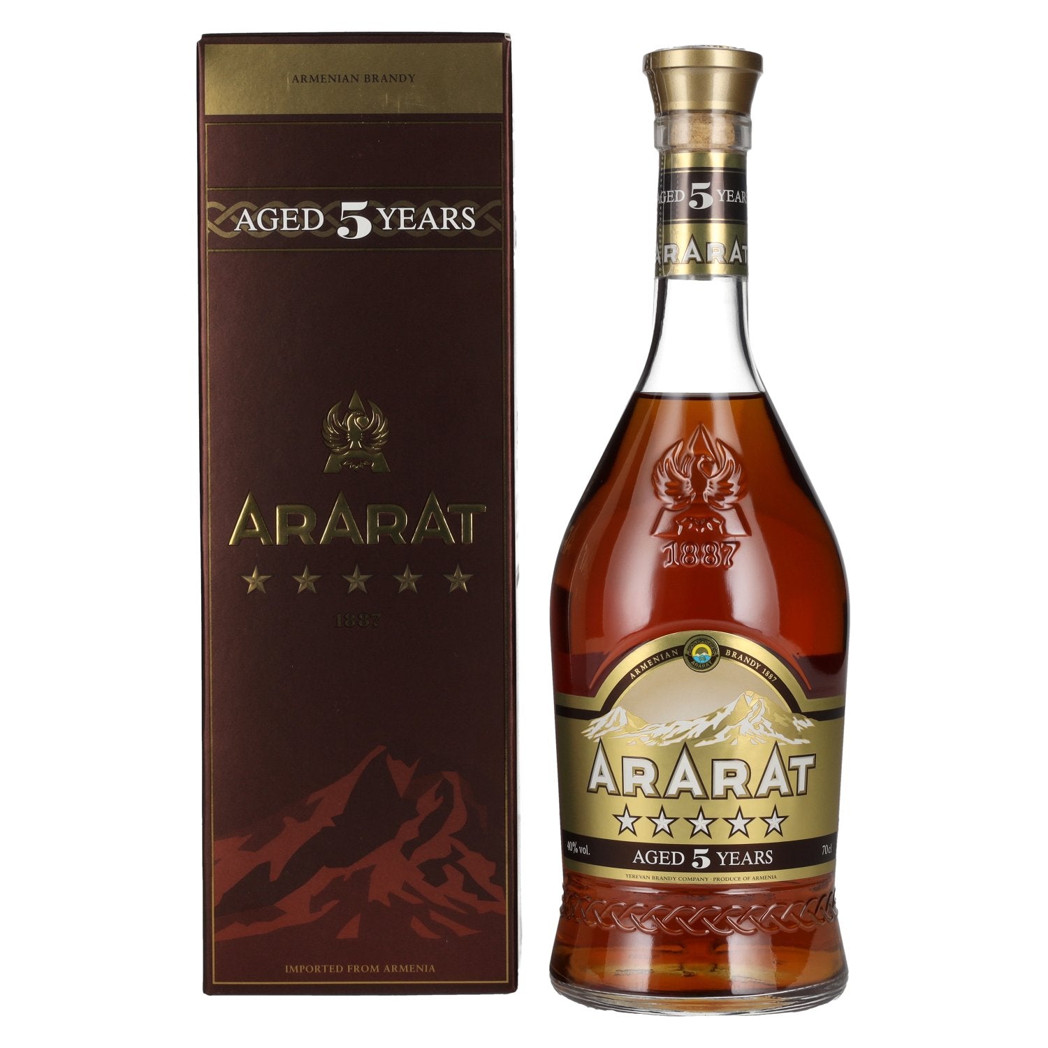 Ararat 5 Years Old 40% Vol. 0.7l in Gift Box
