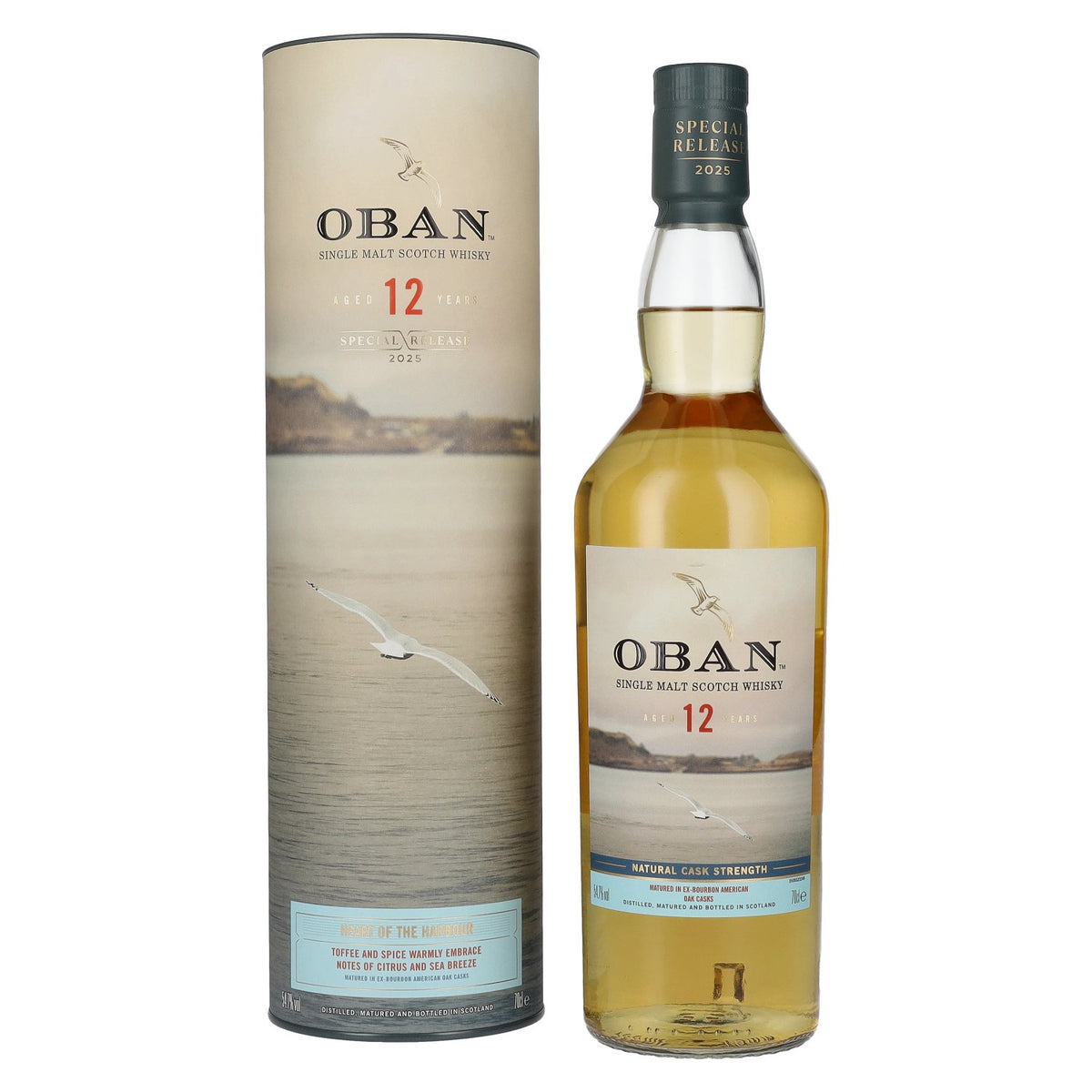 Oban 12 Years Old HEART OF THE HARBOUR Single Malt Special Release 2025 54.7% Vol. 0.7L in Gift Box