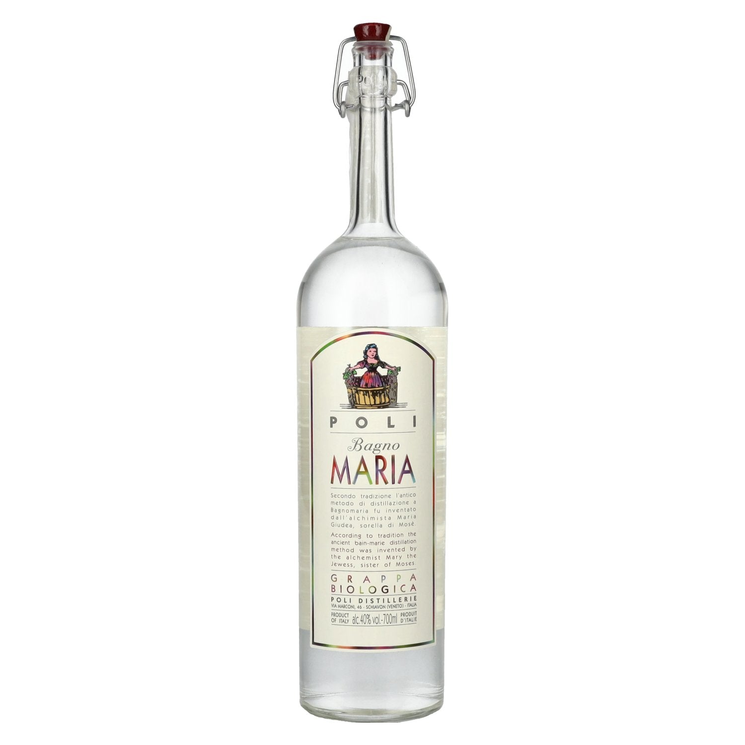 Poli Organic Grappa Bagno Maria 40% Vol. 0.7l