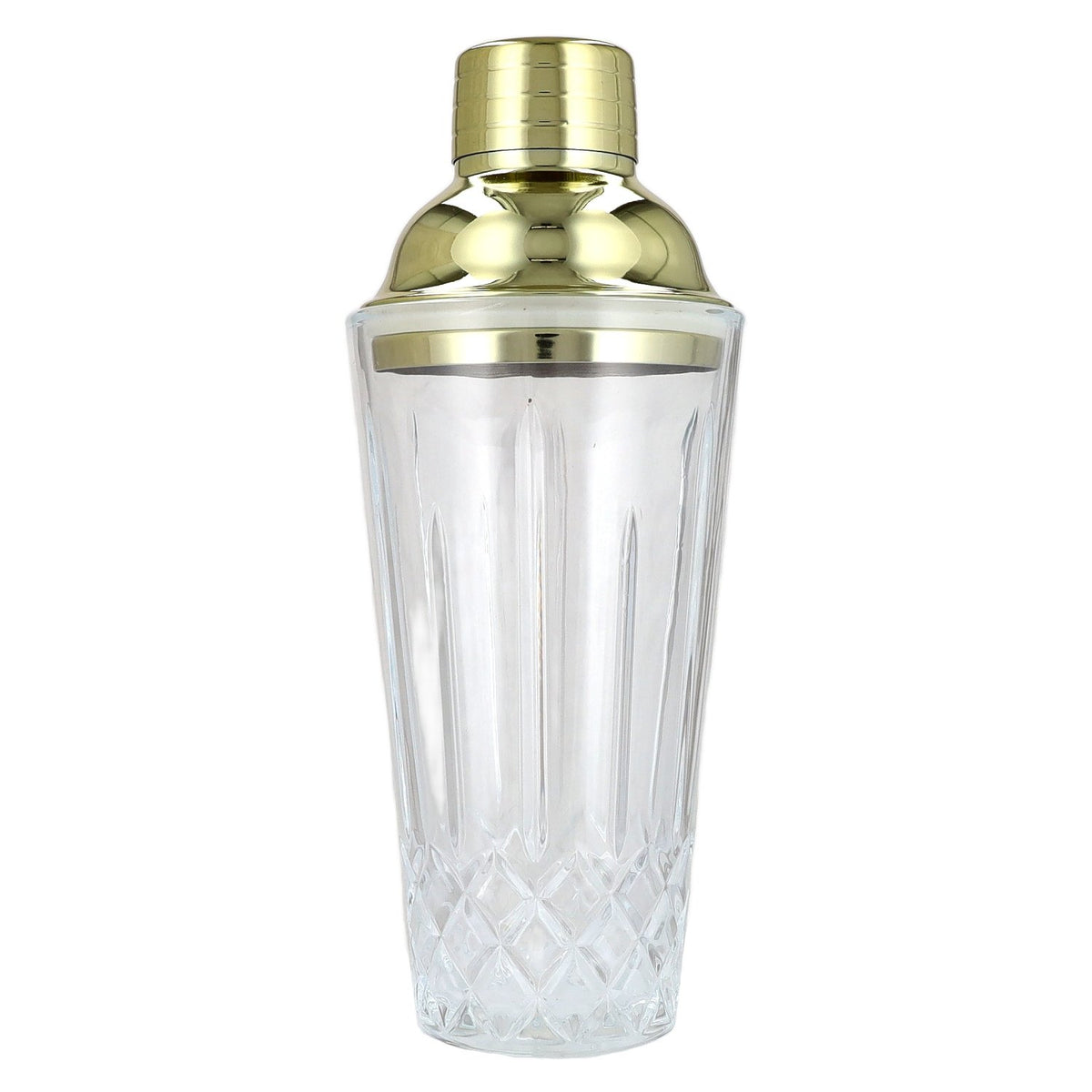 Boethius Glas Shaker mit goldenem Deckel 425 ml