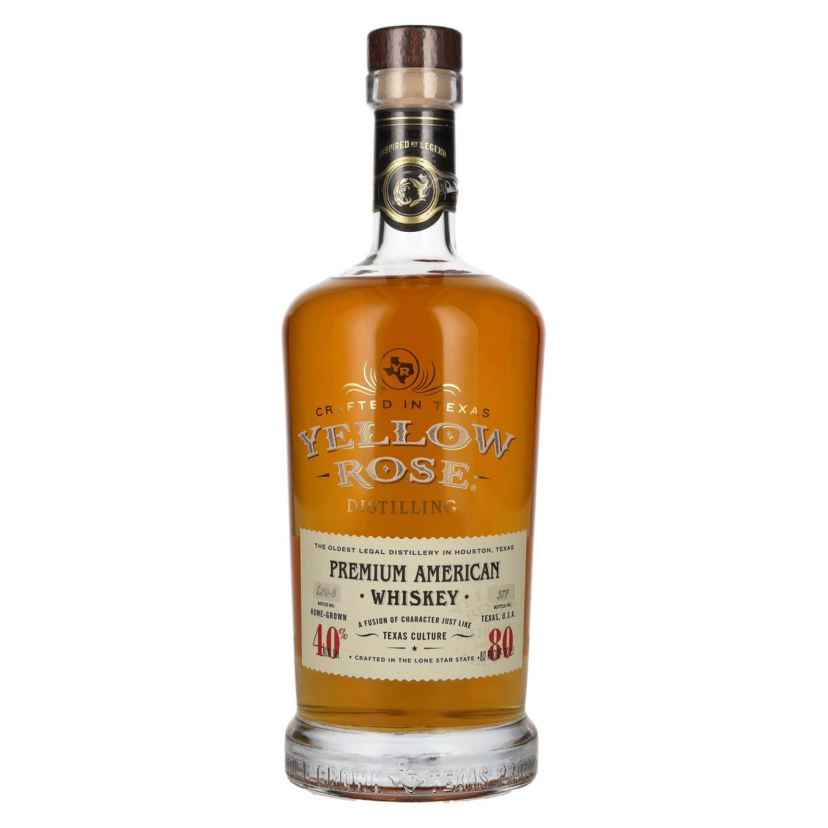 Yellow Rose PREMIUM AMERICAN Whiskey 40% Vol. 0.7l