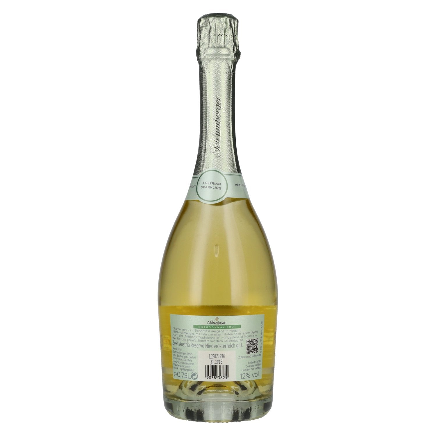 Schlumberger CHARDONNAY Reserve Brut 2018 12% Vol. 0,75l