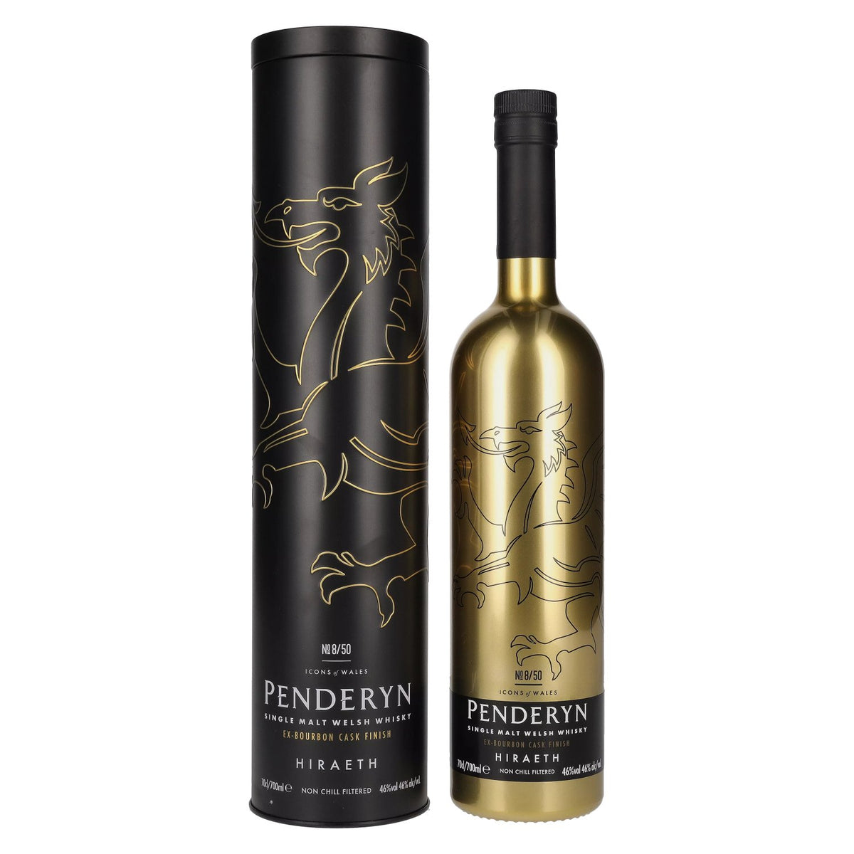 Penderyn HIRAETH Welsh Whisky Icons of Wales No. 8 46% Vol. 0.7l in Tinbox