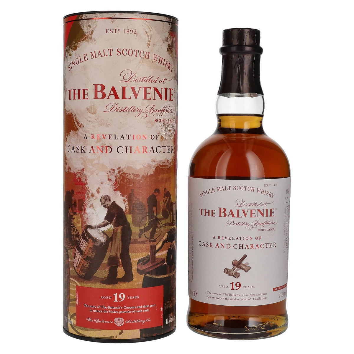The Balvenie STORIES 19 Years Old A Revelation of Cask and Character 47.5% Vol. 0.7l in Gift Box