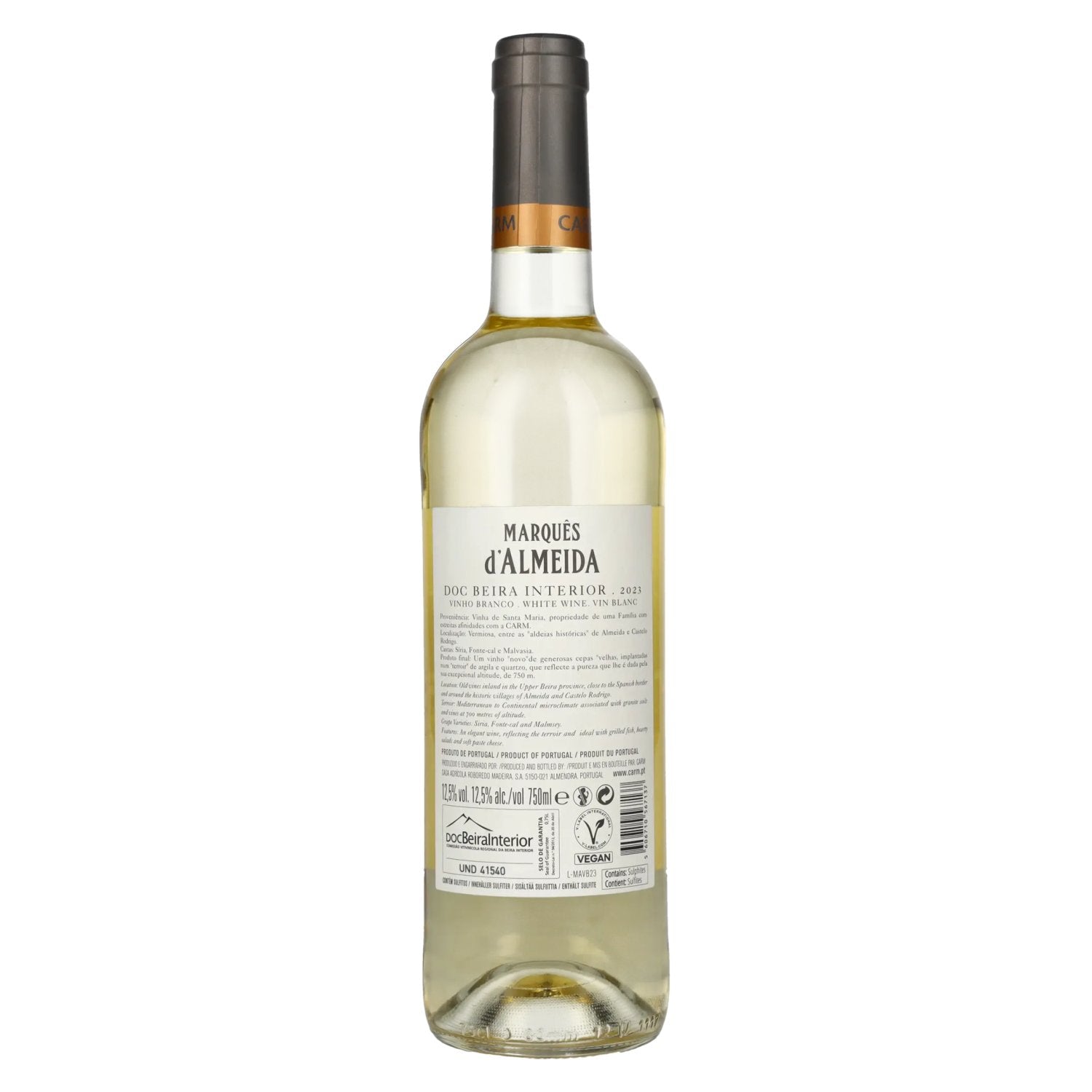 CARM Marquês d'Almeida Beira Interior Branco 2023 12,5% Vol. 0,75l