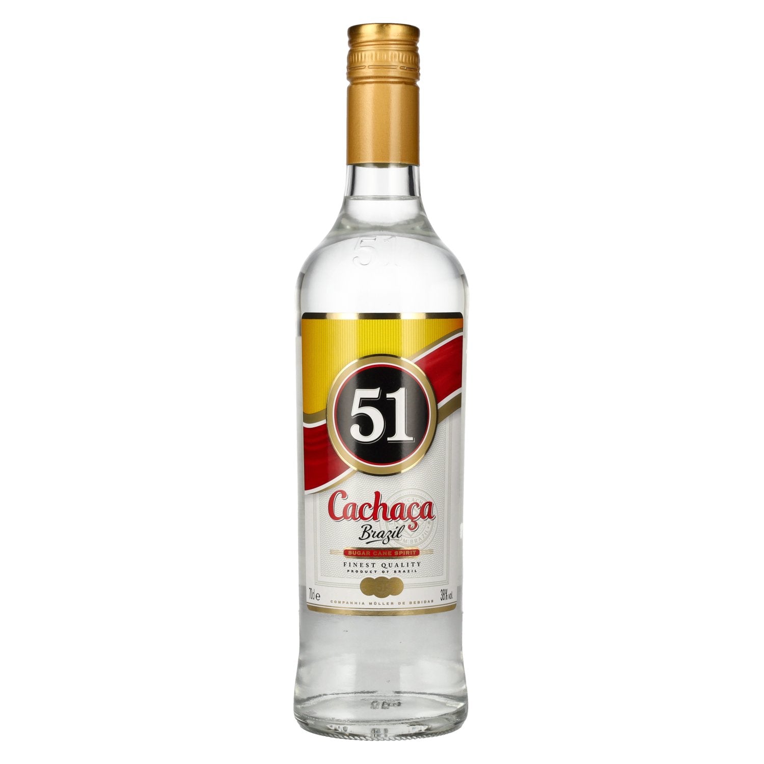 Cachaça 51 Brazilian Sugar Cane Spirit 38% Vol. 0.7l