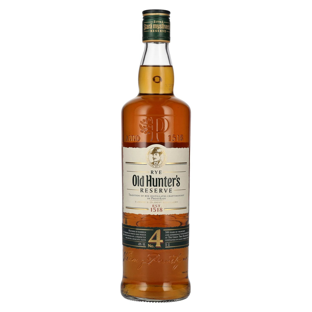 Old Hunter's No. 4 Rye Reserve Whisky 40% Vol. 0.7l