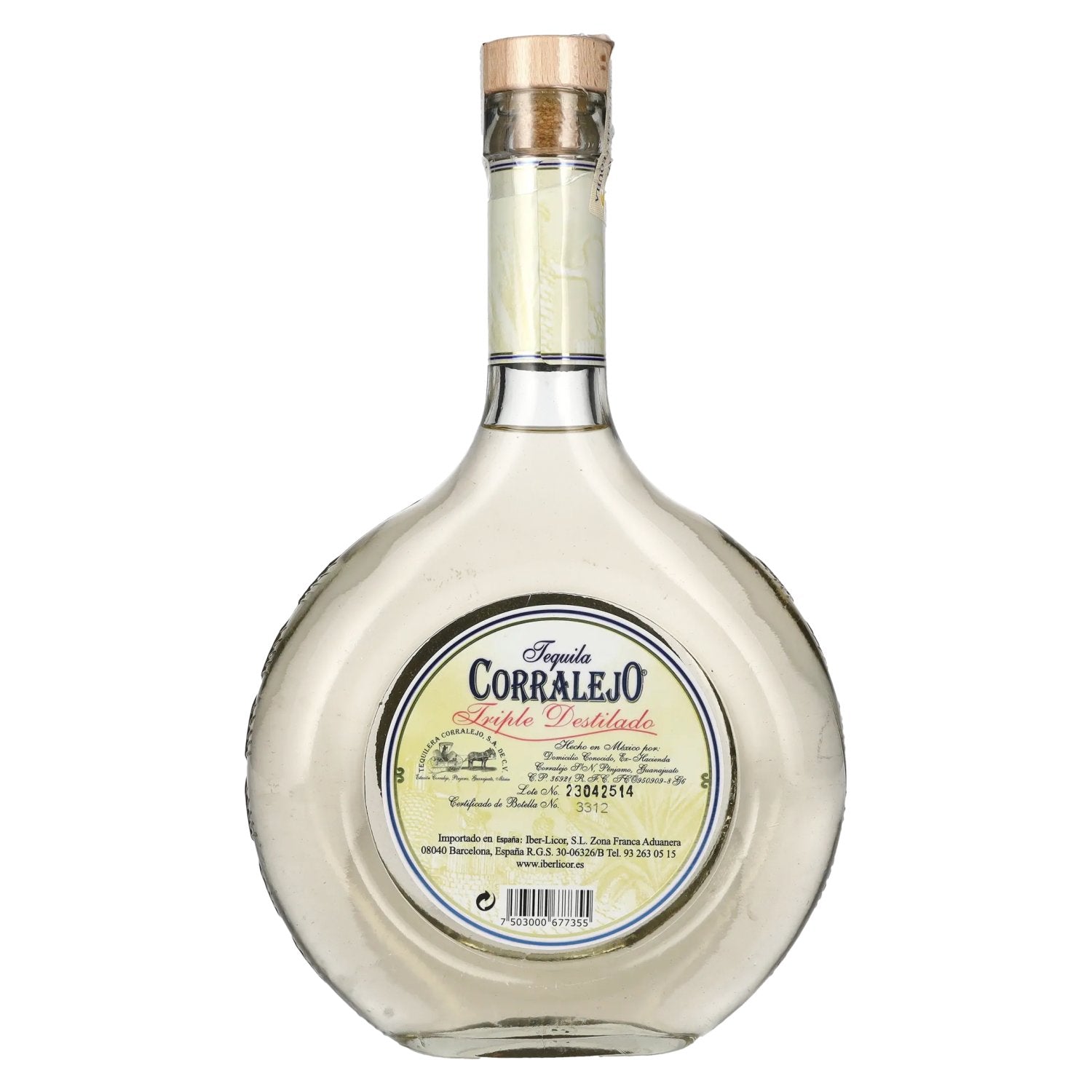 Corralejo Tequila REPOSADO Triple Distilled 100% Agave 38% Vol. 0.7l