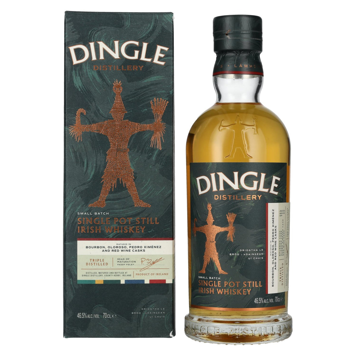 Dingle Single Pot Still Irish Whiskey Triple Distilled 46,5% Vol. 0,7l in Geschenkbox