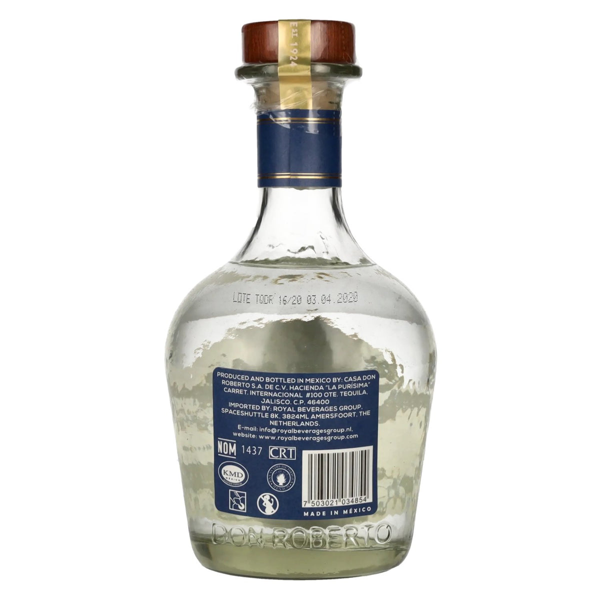 Don Roberto PLATA 100% Agave 40% Vol. 0.7l