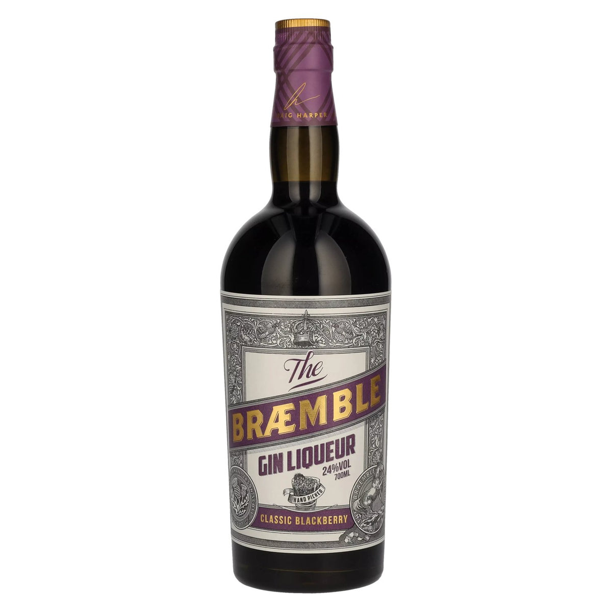 The BRAEMBLE Gin Liqueur Classic Blackberry 24% Vol. 0.7L