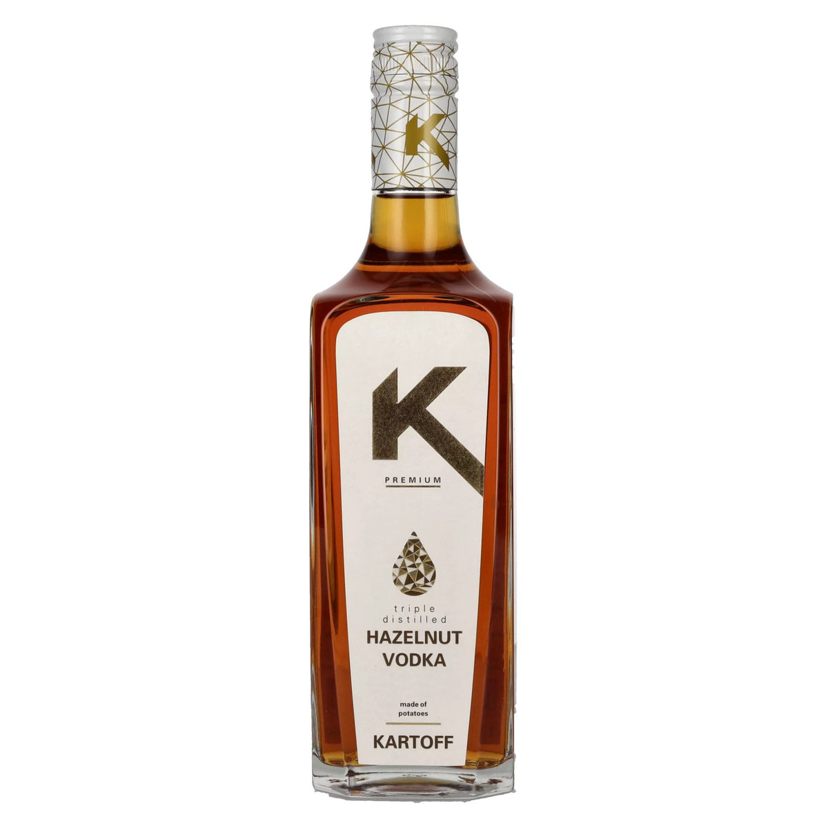 Kartoff Triple Distilled Hazelnut Vodka 38% vol. 0.7 l