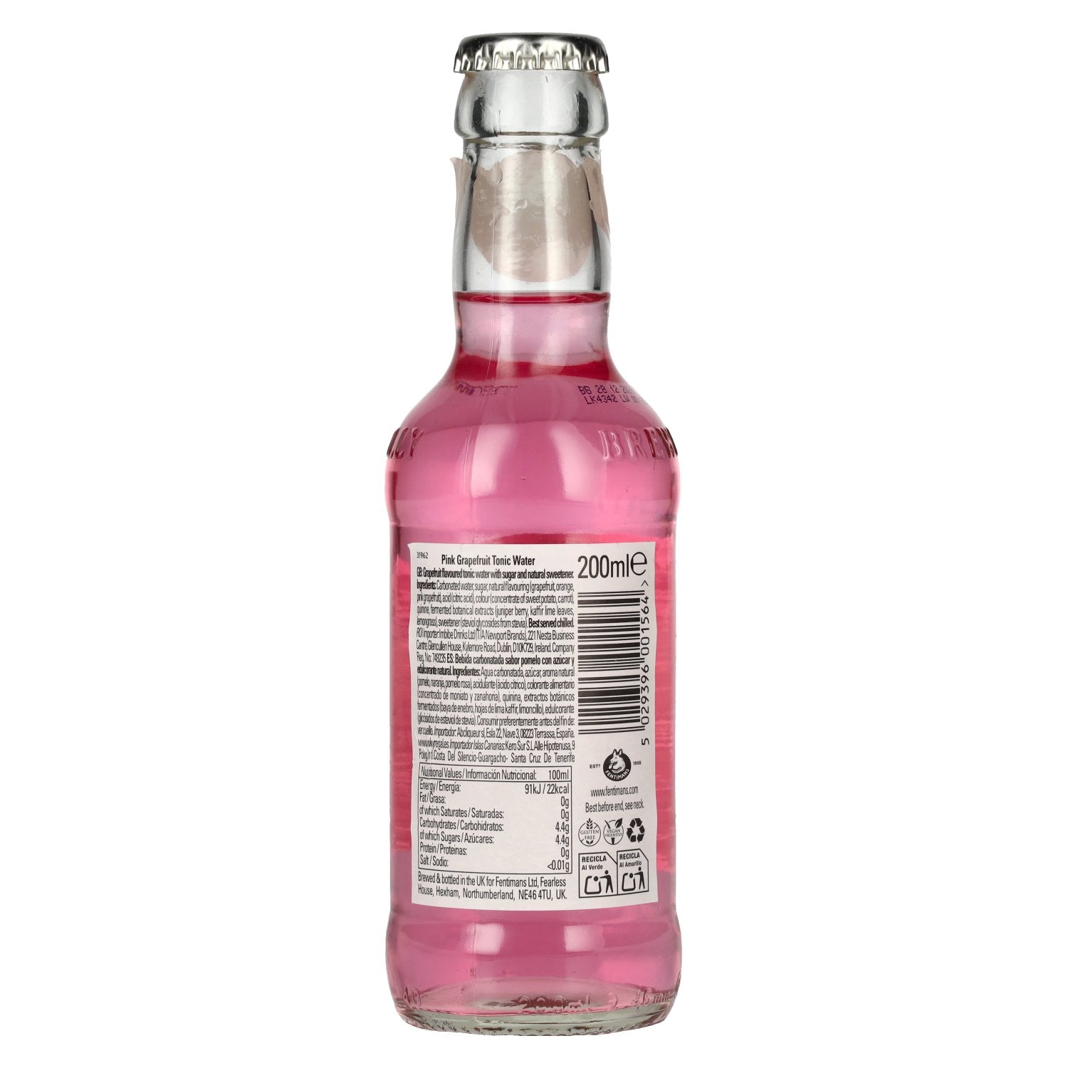 Fentimans PINK GRAPEFRUIT Tonic Water 0,2l