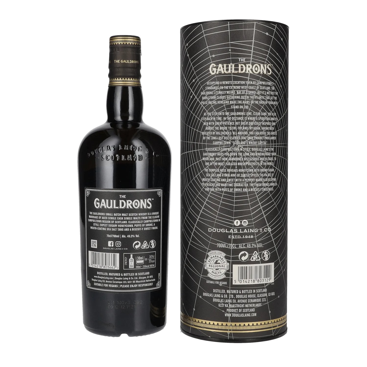 Douglas Laing THE GAULDRONS Small Batch Bottling 46,2% Vol. 0,7l in Geschenkbox