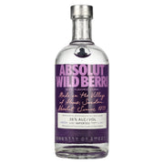 Absolut WILD BERRY Flavoured Vodka 38% ABV 0.7l