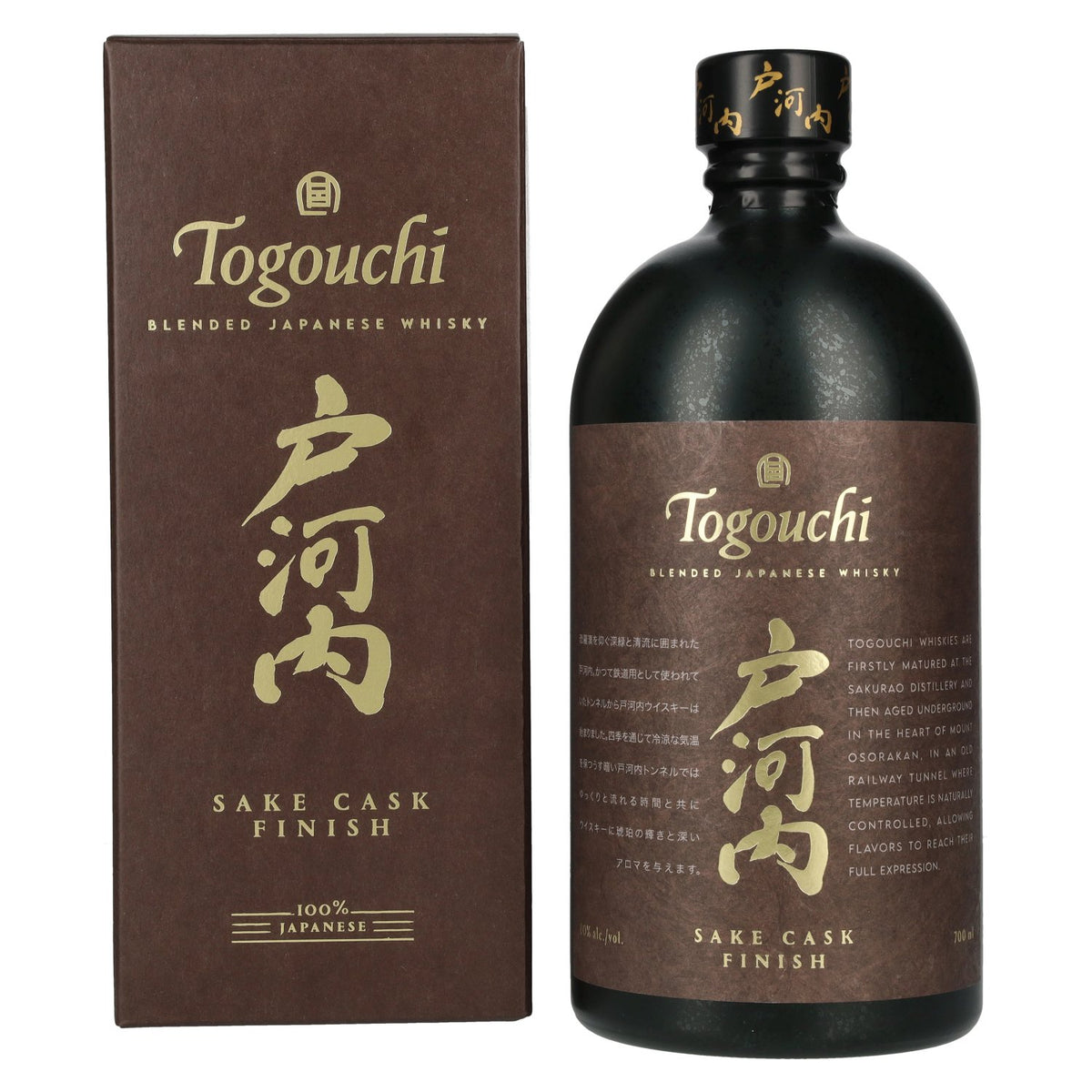 Togouchi Japanese Blended Whisky Sake Cask Finish 40% Vol. 0,7l in Geschenkbox