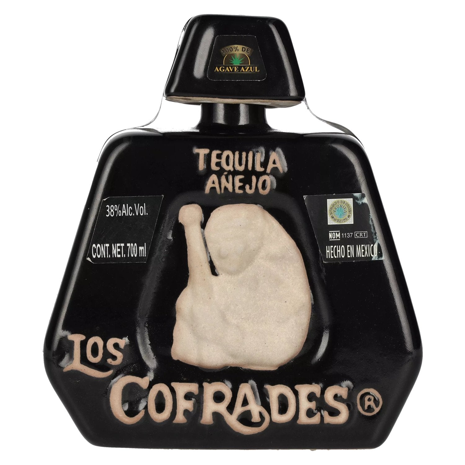 Los Cofrades Tequila Añejo 100% Agave 38% Vol. 0.7l