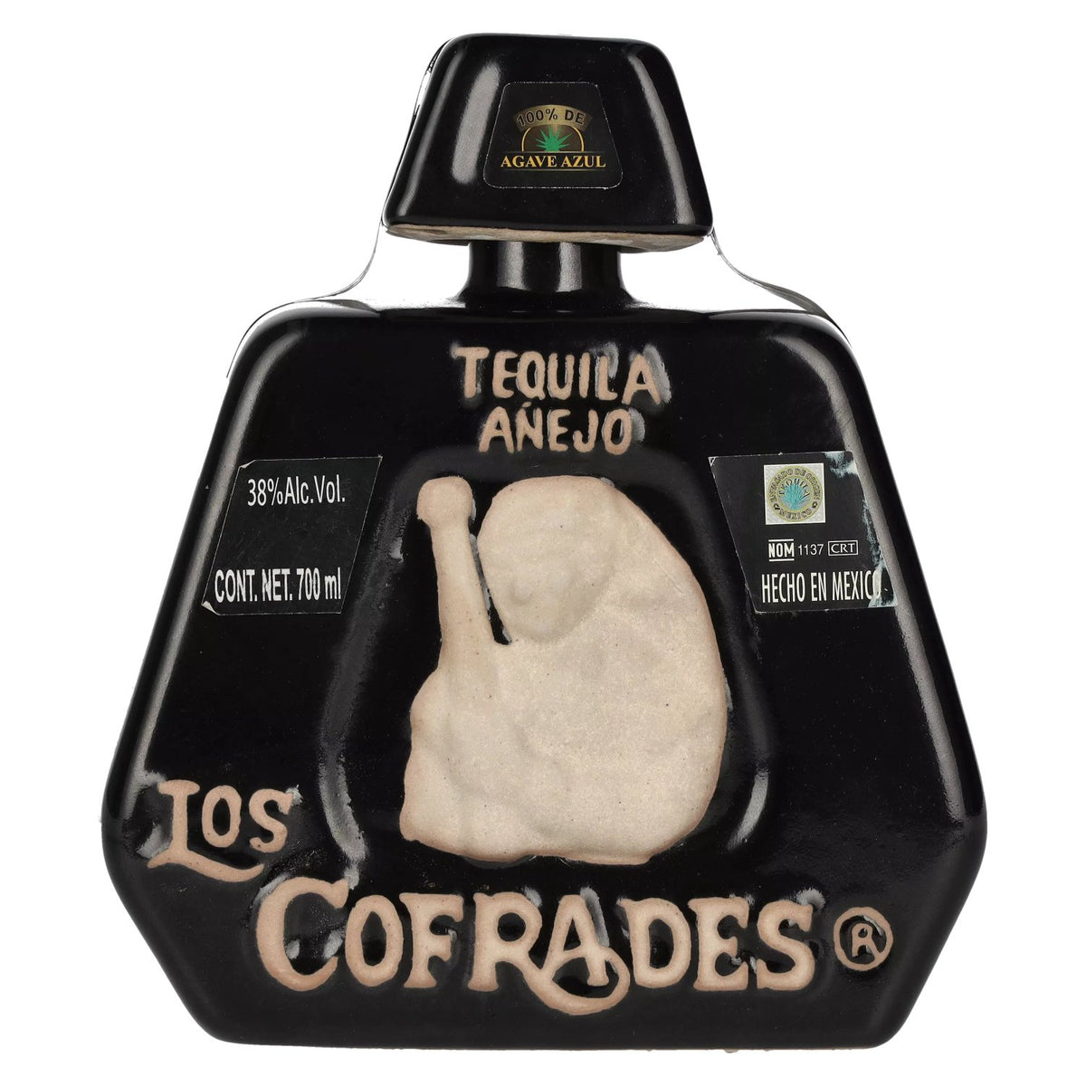 Los Cofrades Tequila Añejo 100% Agave 38% ABV 0.7l