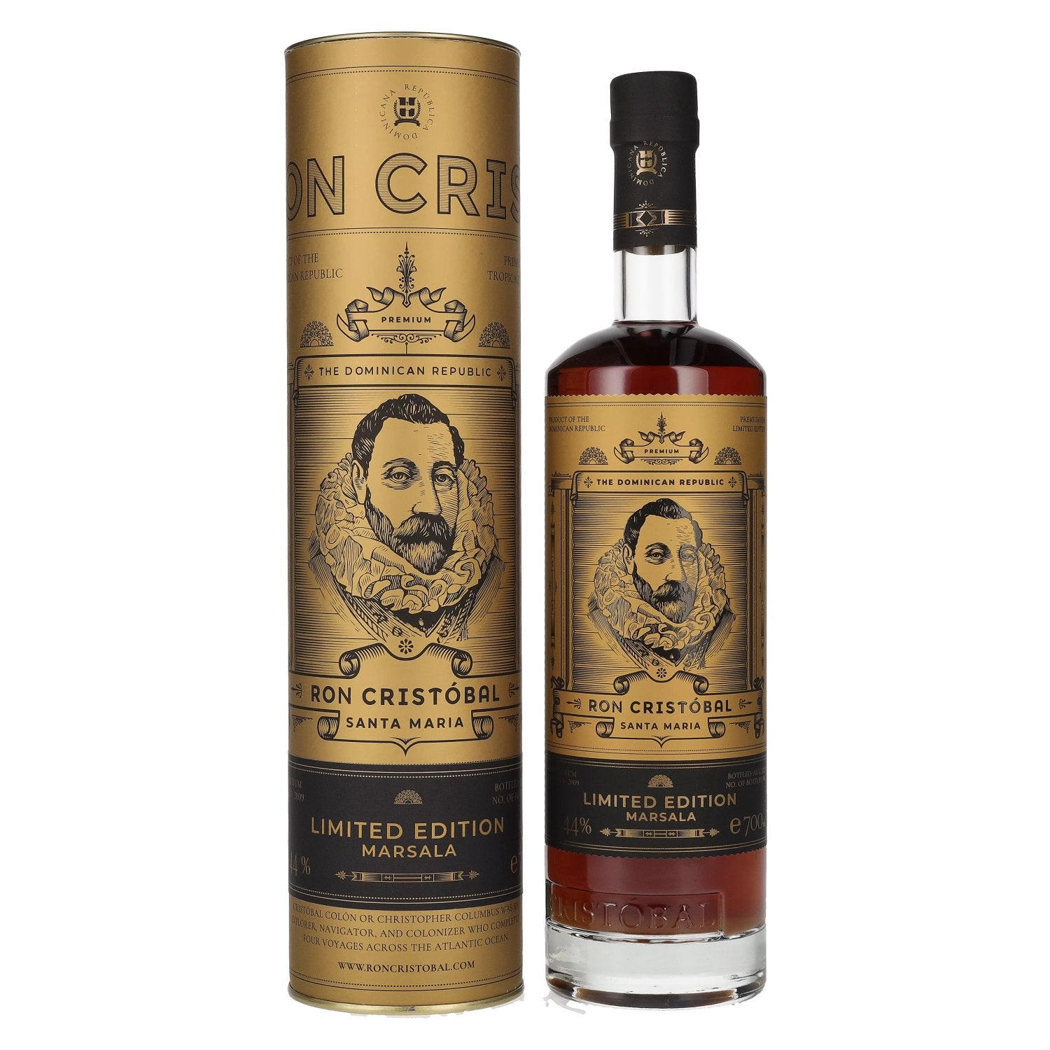 Ron Cristóbal Santa Maria Marsala Limited Edition 44% Vol. 0.7L in gift box