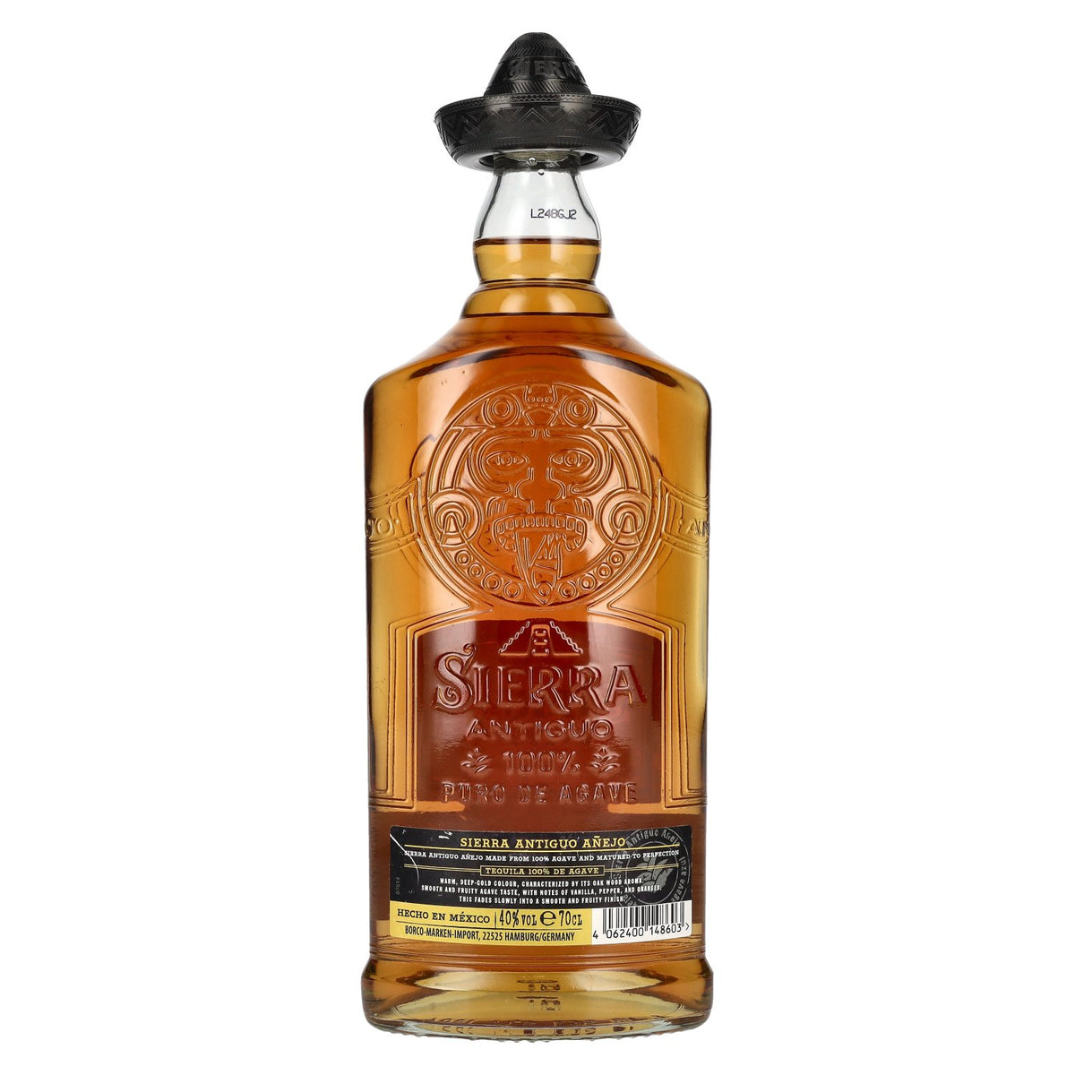 Sierra Tequila Antiguo Añejo 100% de Agave 40% Vol. 0,7l
